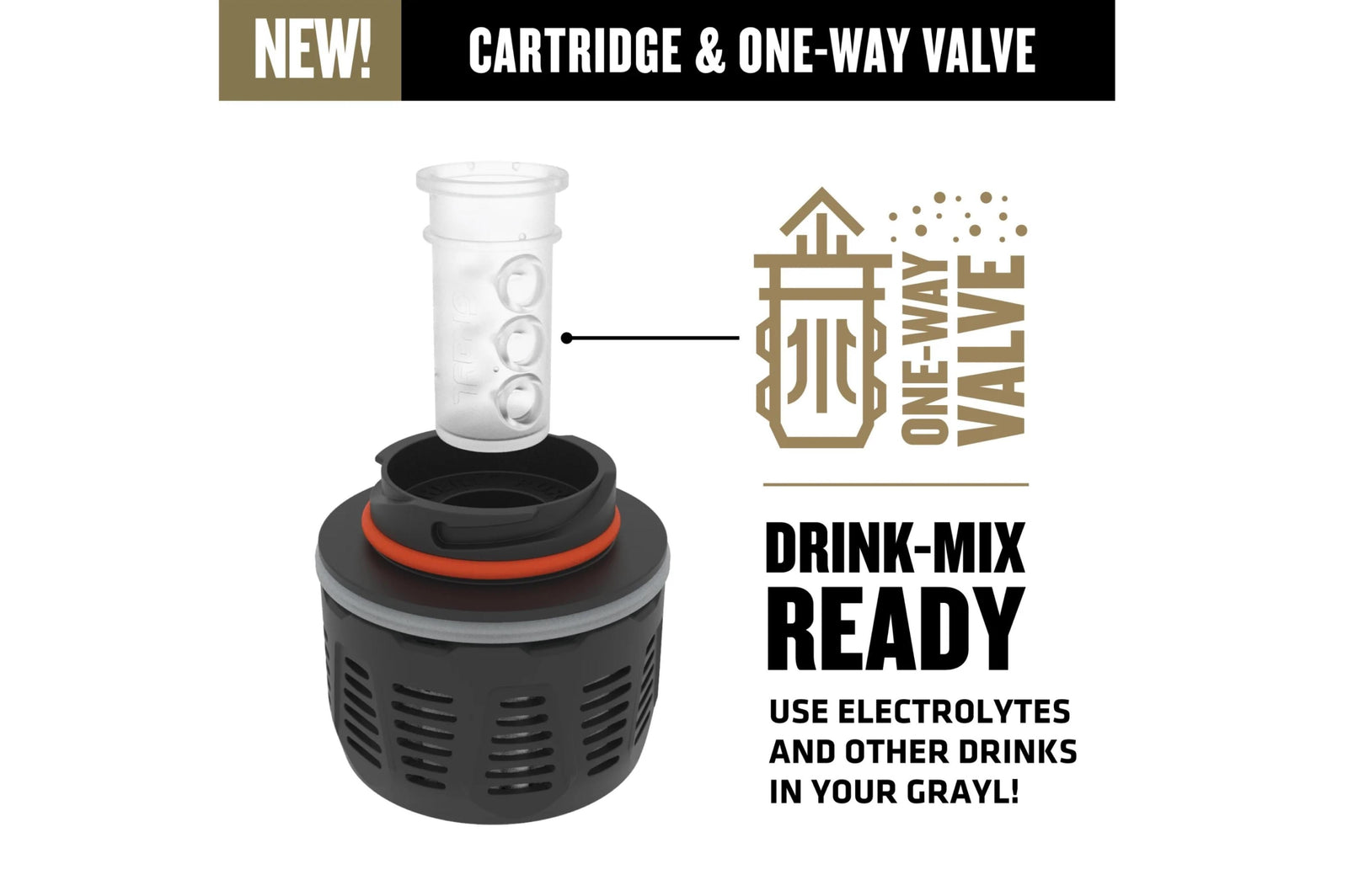 Grayl - Geopress Titanium BL - Ø8.6x26.5 cm - Grayl Geopress Purifier