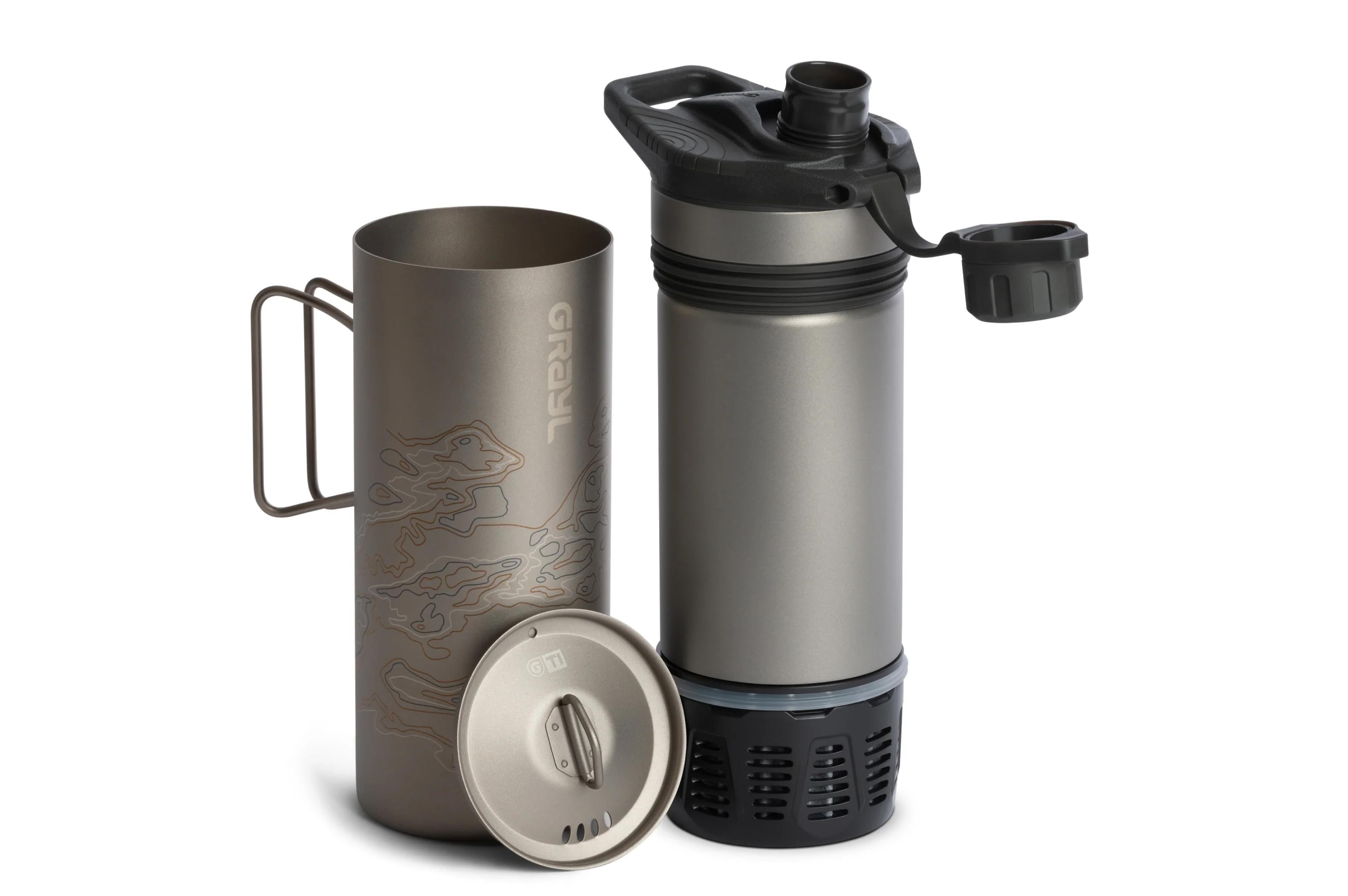 Grayl - Geopress Titanium BL - Ø8.6x26.5 cm - Grayl Geopress Purifier