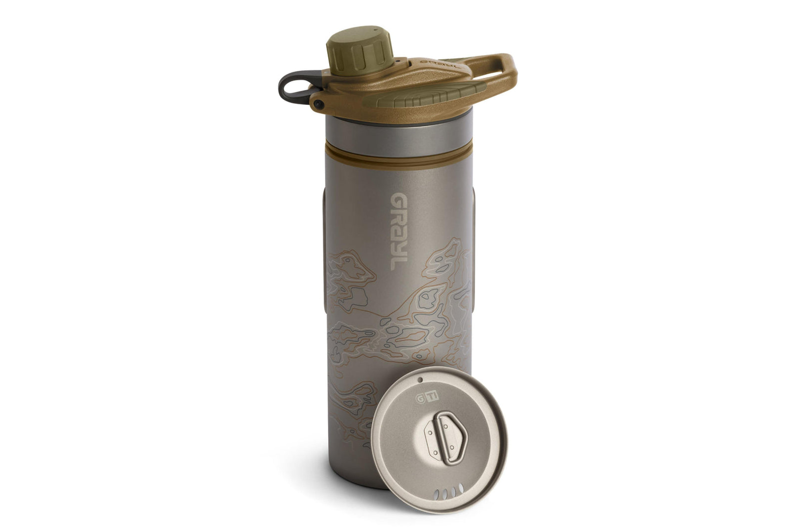 Grayl - Geopress Titanium CB - Ø8.6x26.5 cm - Grayl Geopress Purifier