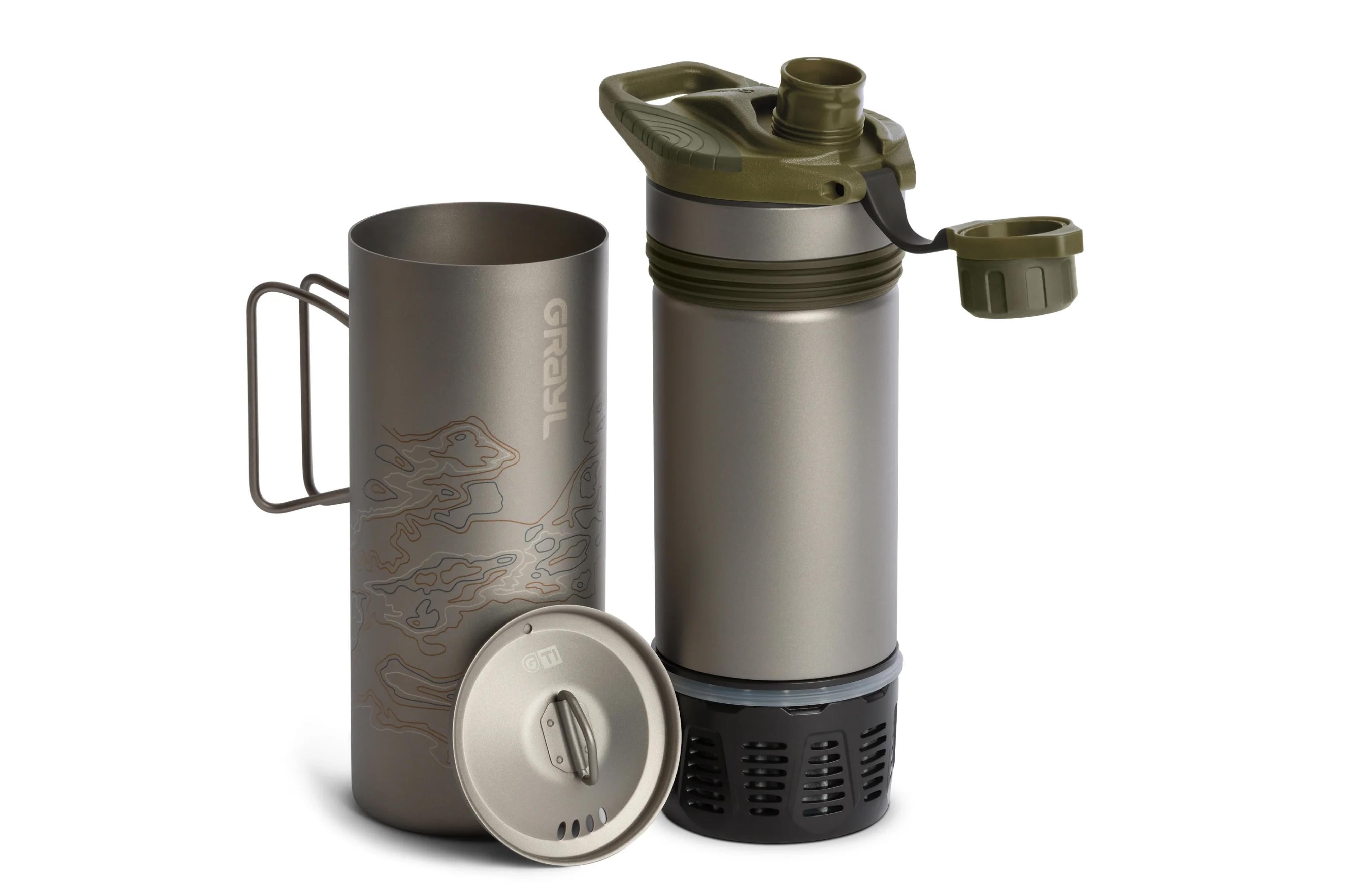 Grayl - Geopress Titanium OD - Ø8.6x26.5 cm - Grayl Geopress Purifier