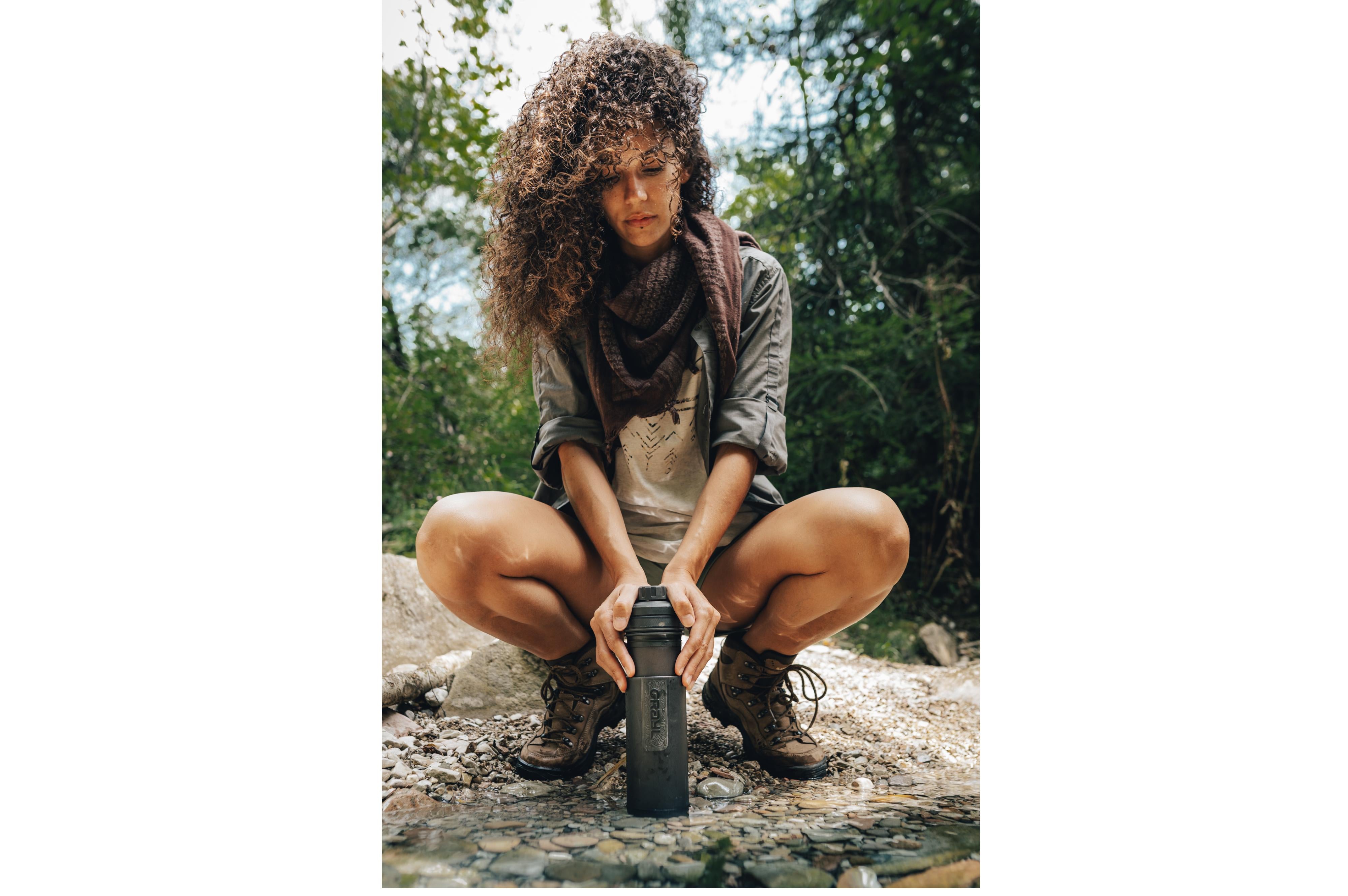 Grayl - Ultrapress Purifier 2.0 Covert Black - Ø7.3x24.5 cm - Grayl Ultrapress Purifier