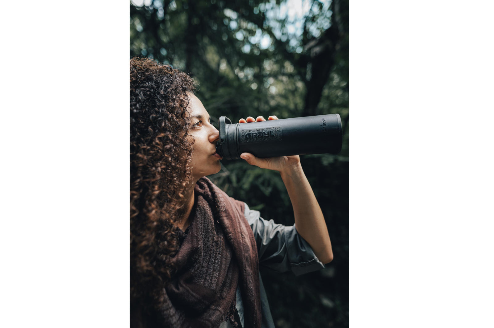 Grayl - Ultrapress Purifier 2.0 Covert Black - Ø7.3x24.5 cm - Grayl Ultrapress Purifier