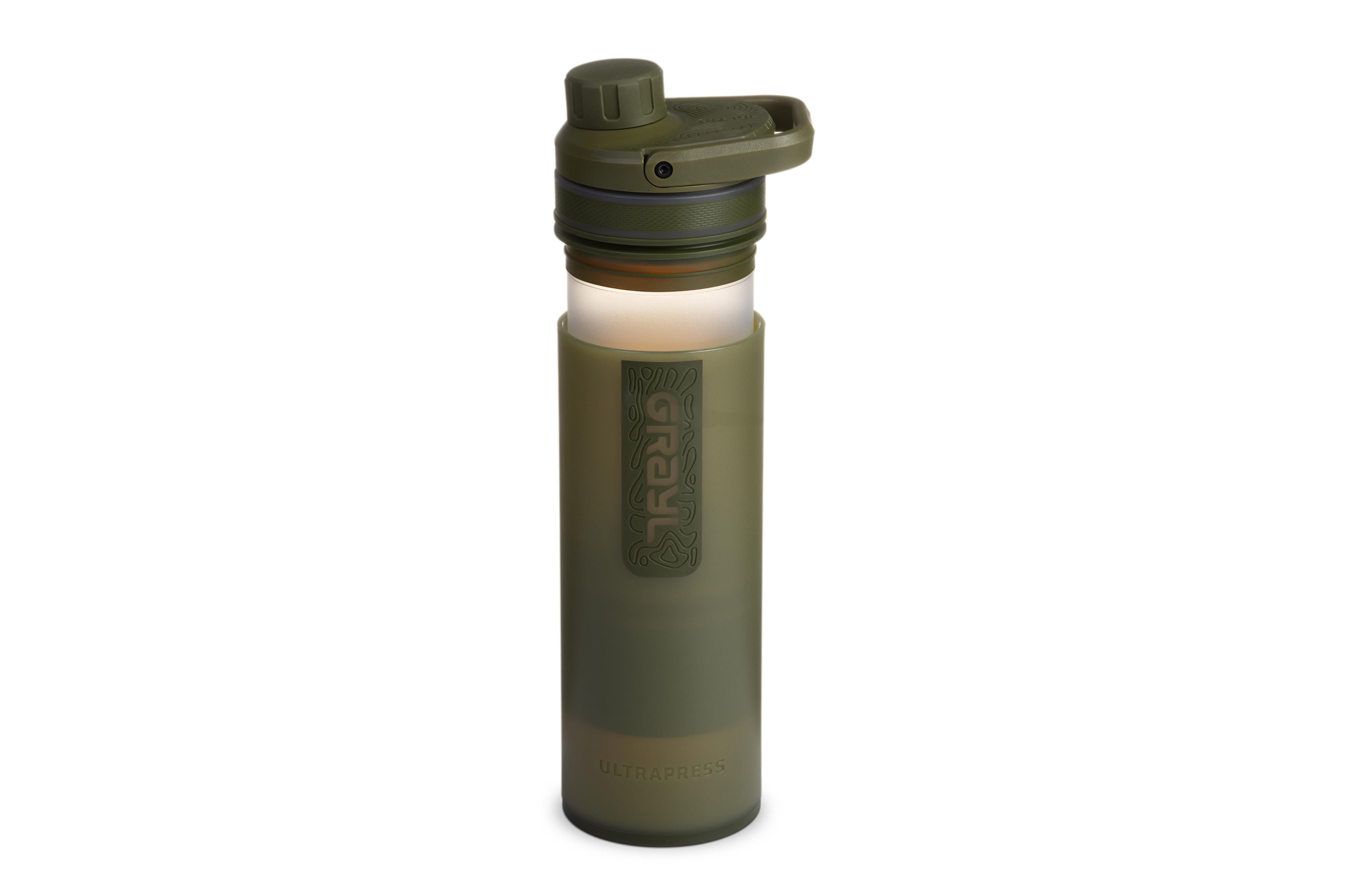 Grayl - Ultrapress Purifier 2.0 Olive Drab - Ø7.3x24.5 cm - Grayl Ultrapress Purifier