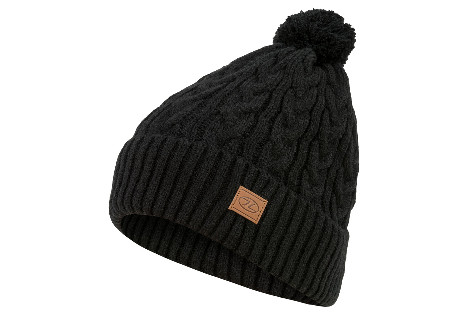 Highlander - Beira Lined Bobble Hat - Black - Kopf