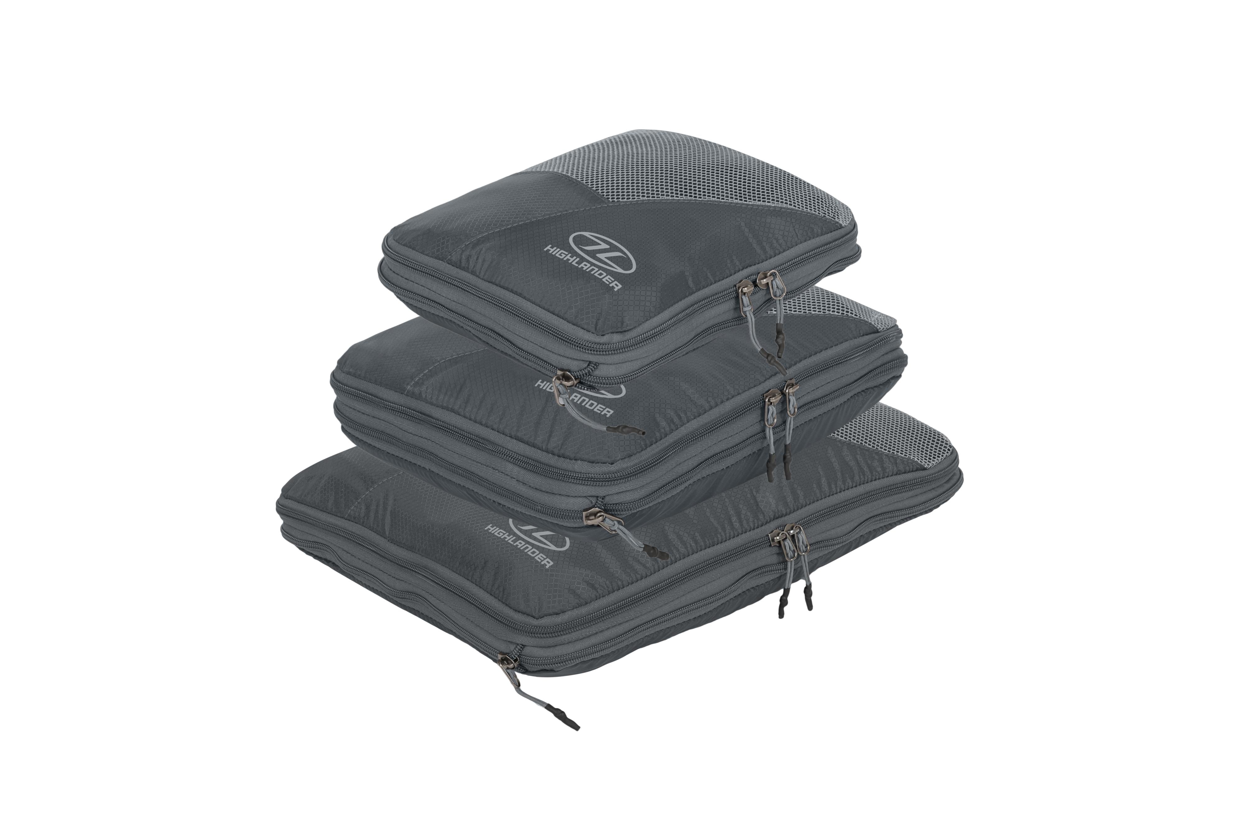 Highlander - Compakta Packing Cubes - Grey - Light grey / Travel - Bags