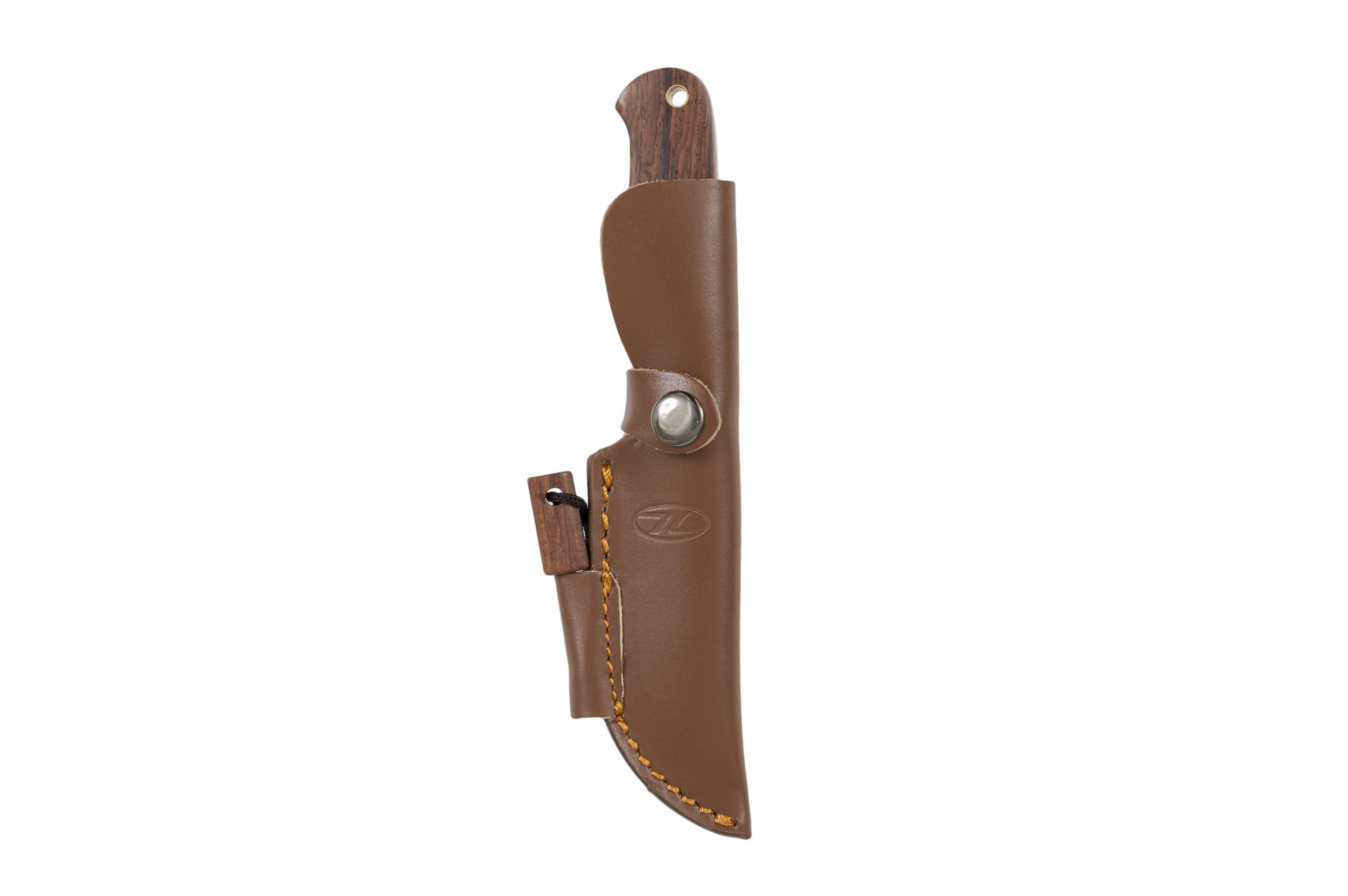 Highlander - Jaguar Bushcraft Knife - Brown / 9.5cm (closed) - Messer und Tools
