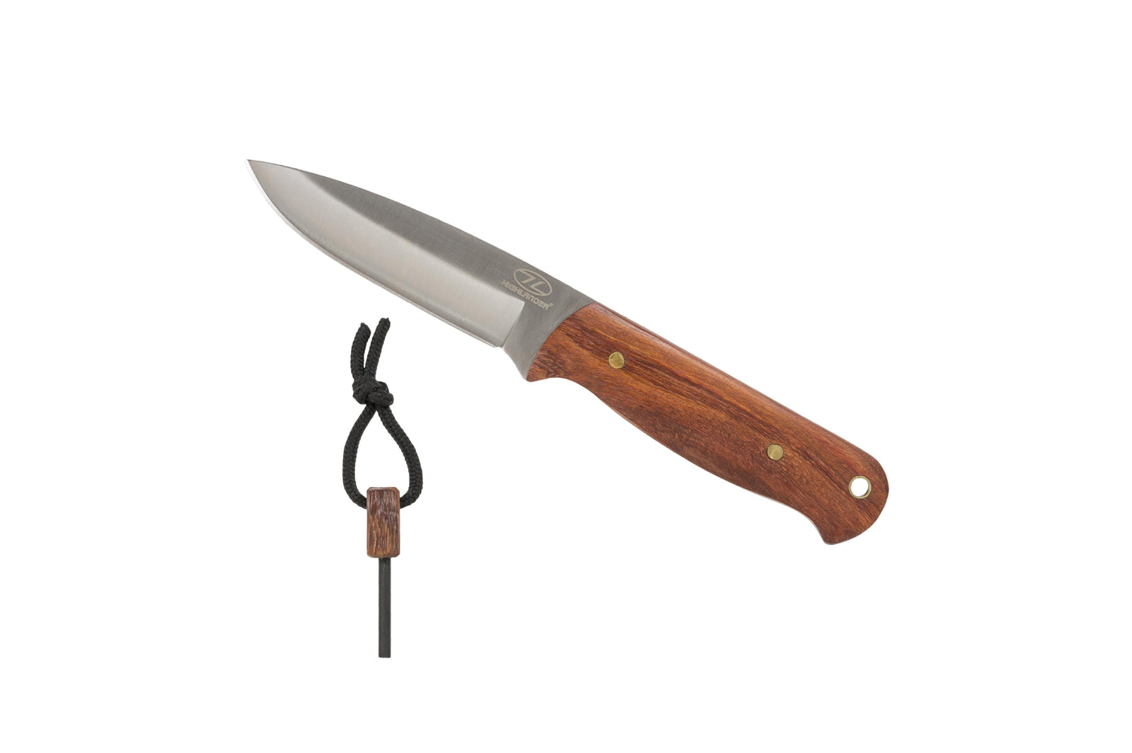 Highlander - Jaguar Bushcraft Knife - Brown / 9.5cm (closed) - Messer und Tools