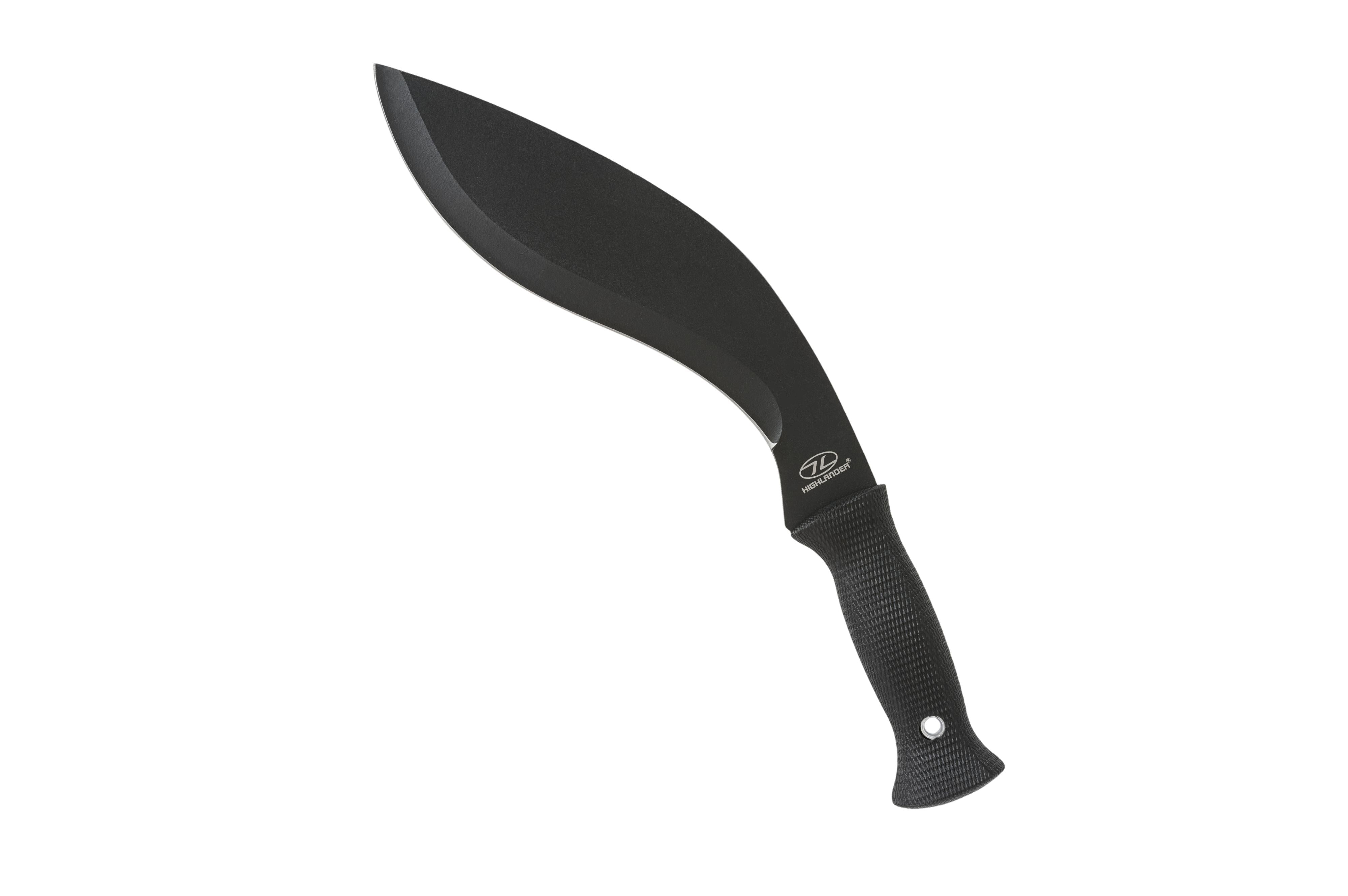 Highlander - Kukri Knife - Black / 37cm (L) - Messer und Tools