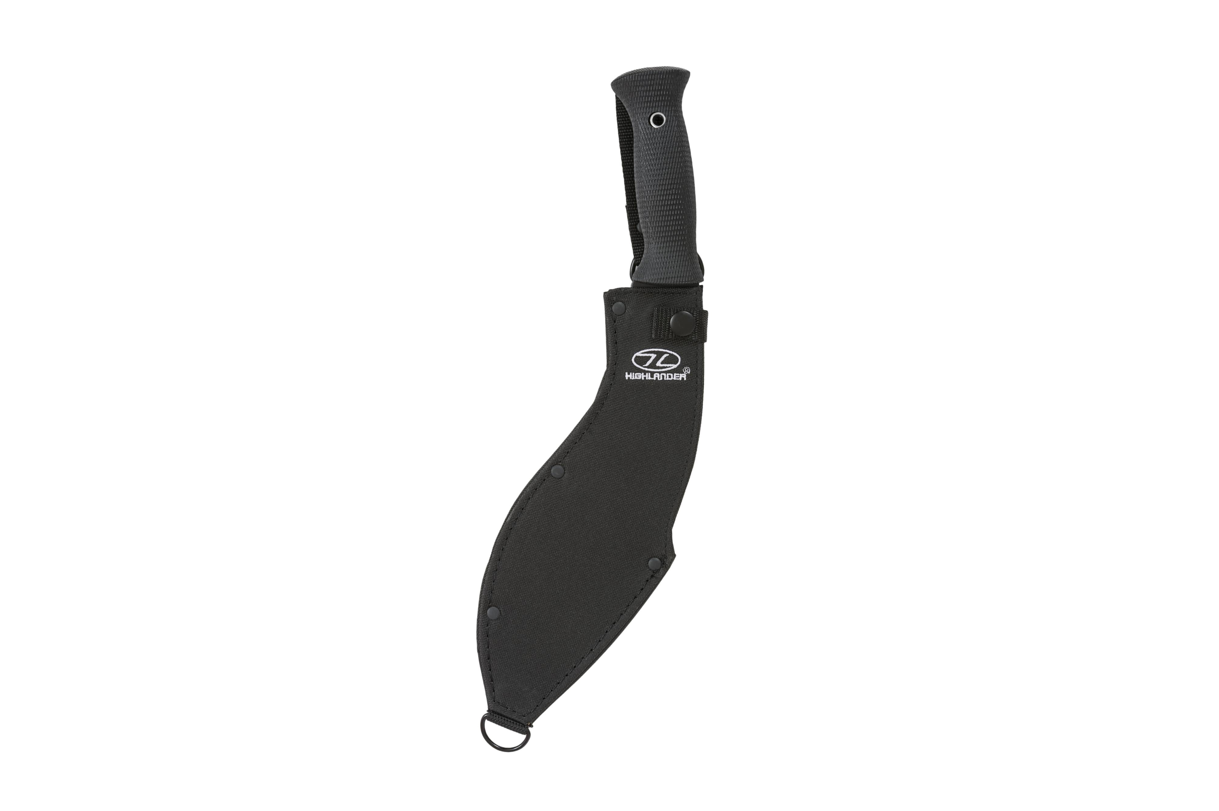 Highlander - Kukri Knife - Black / 37cm (L) - Messer und Tools