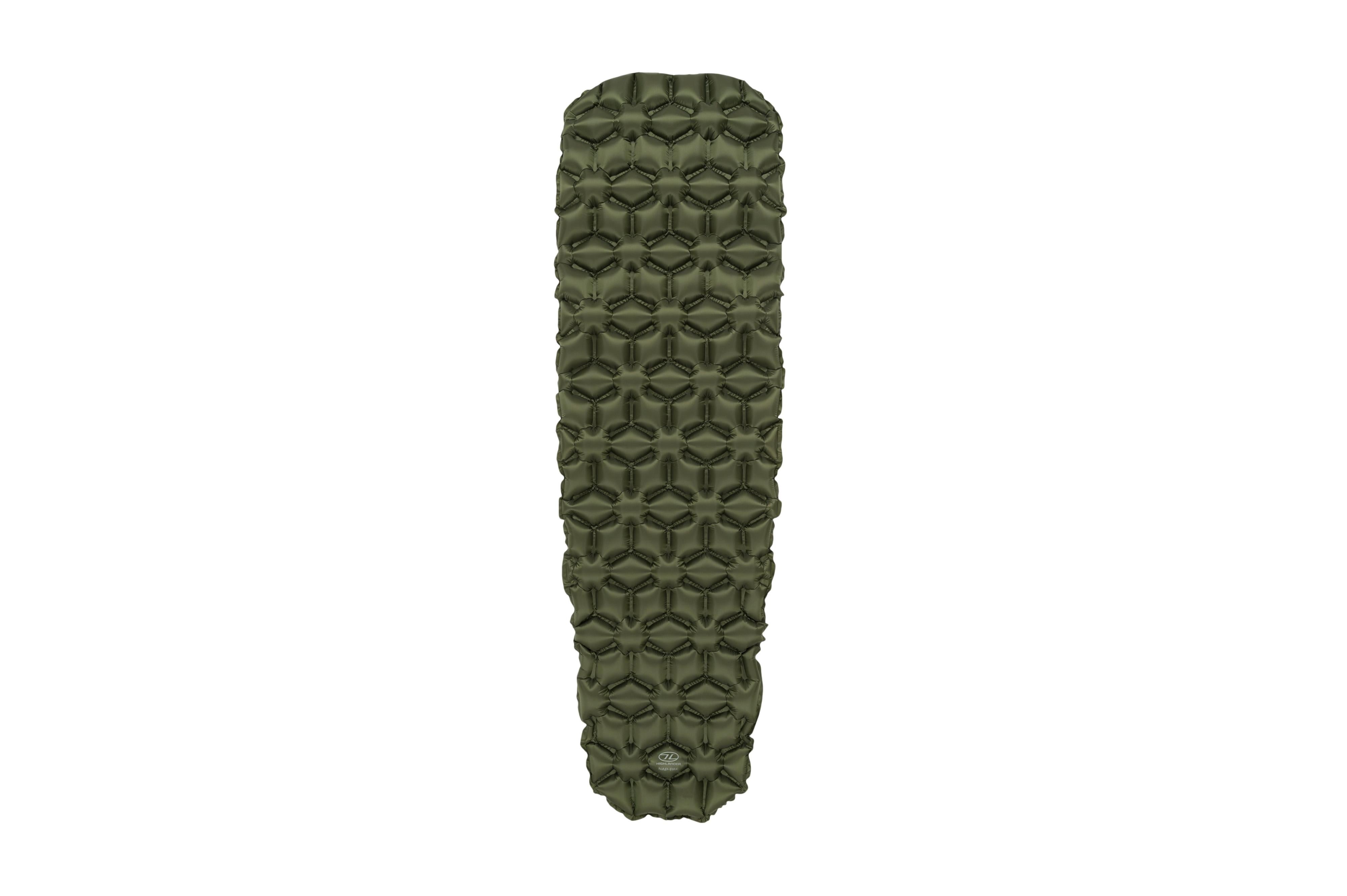 Highlander - NAP-PAK Inflatable Sleeping Mat - Olive - Matten