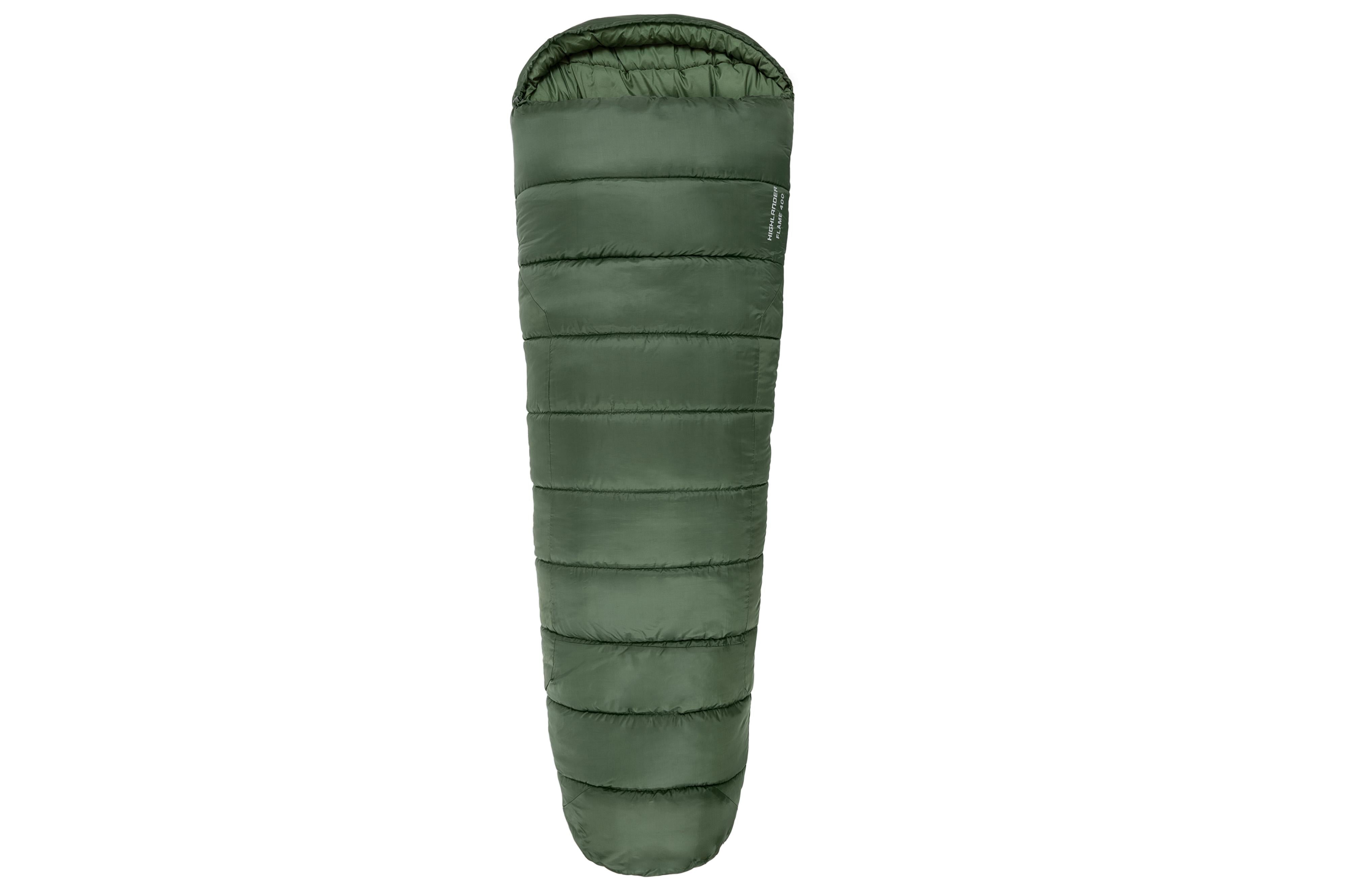 Highlander - Phoenix Flame 400 Mummy Olive Green - Forrest Green / 220cm (L) - Schlafsäcke