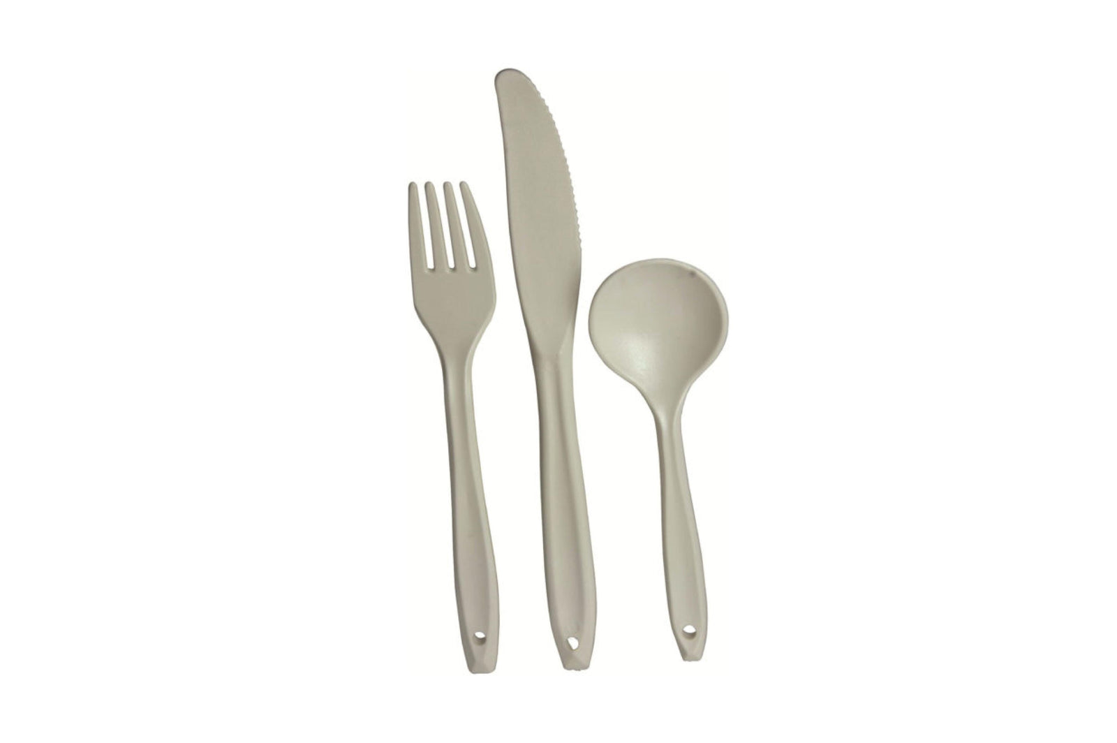 Highlander - Polycarbonate Besteck - White / One Size - Essen & Küche