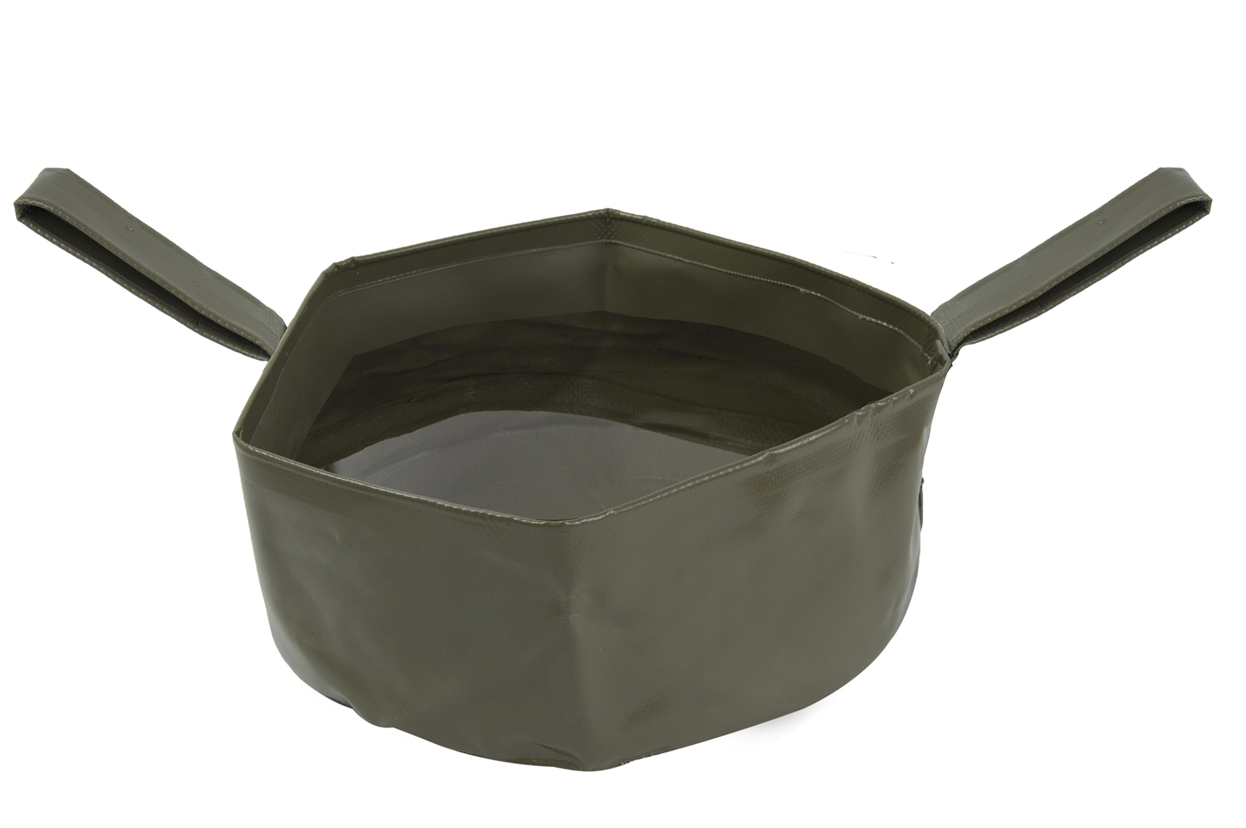 Pvc Collapsible Water Bowl - Forrest Green / 23cm (Dia) - Essen & Küche