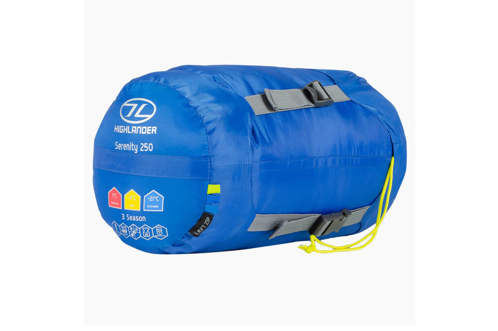 Highlander - Serenity 250 Mummy blue - 220 x 80 x 55 cm - Schlafsäcke