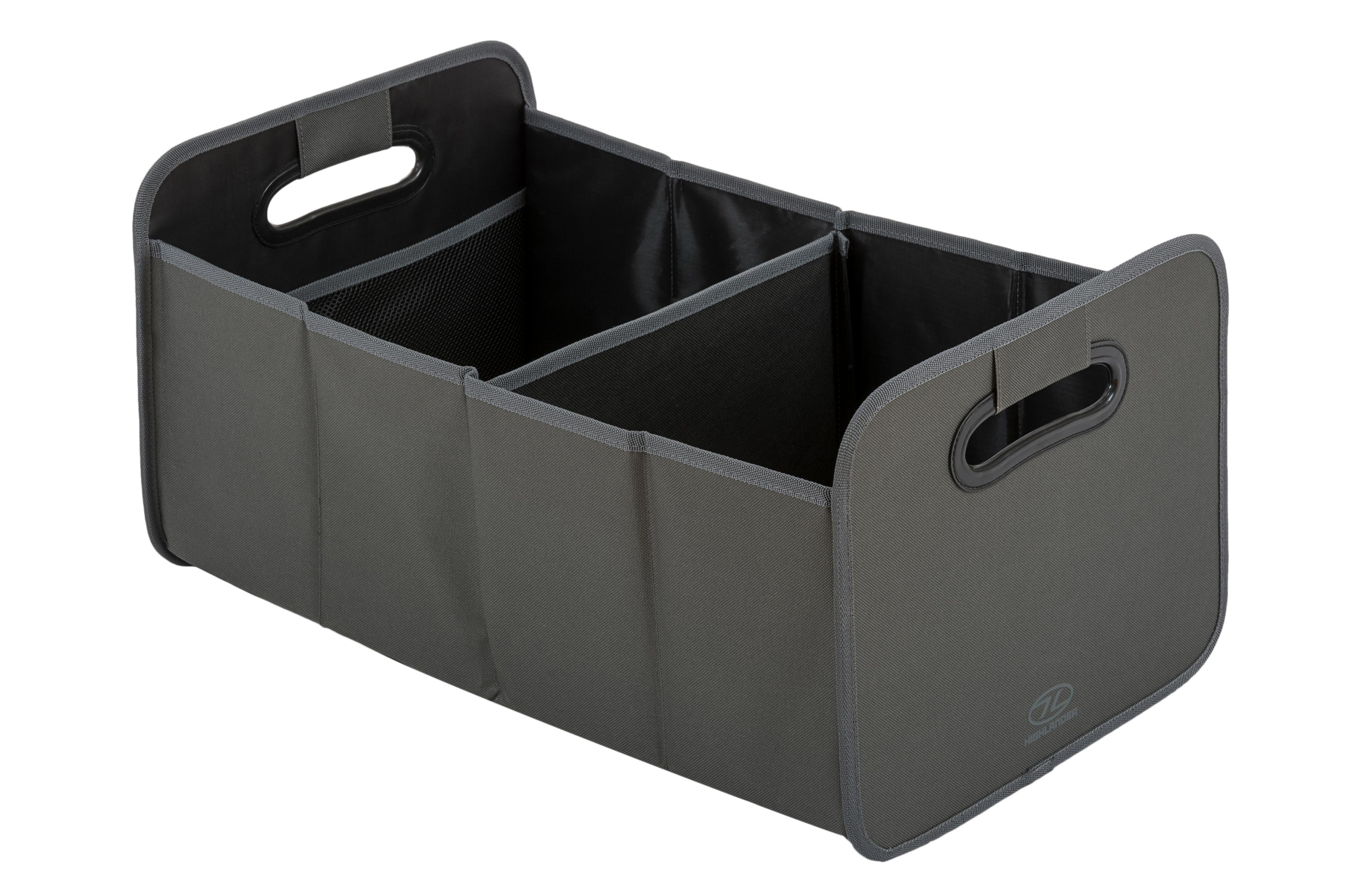 Highlander - Sherpa Folding Storage Box - Grey - Light grey / Compact - Camping Zubehör