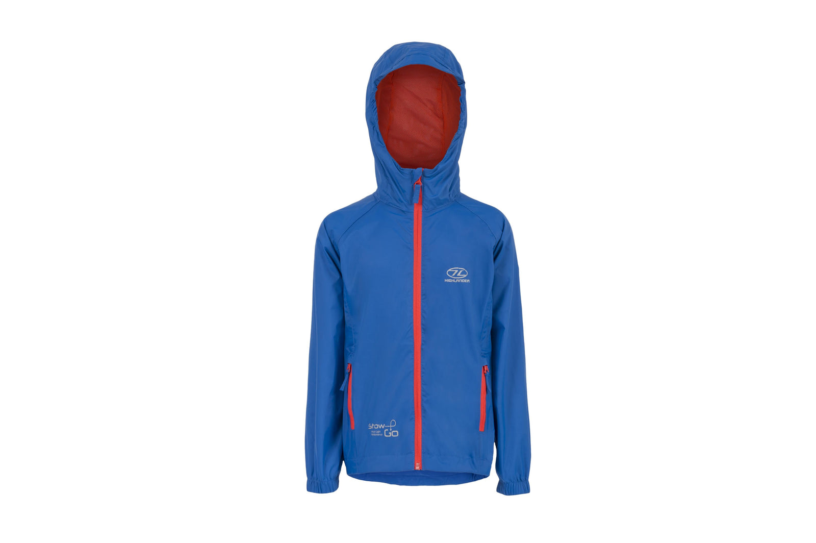 Highlander - Stow & Go Kids Packaway Jacket - Blue / 11/12 - Jacken