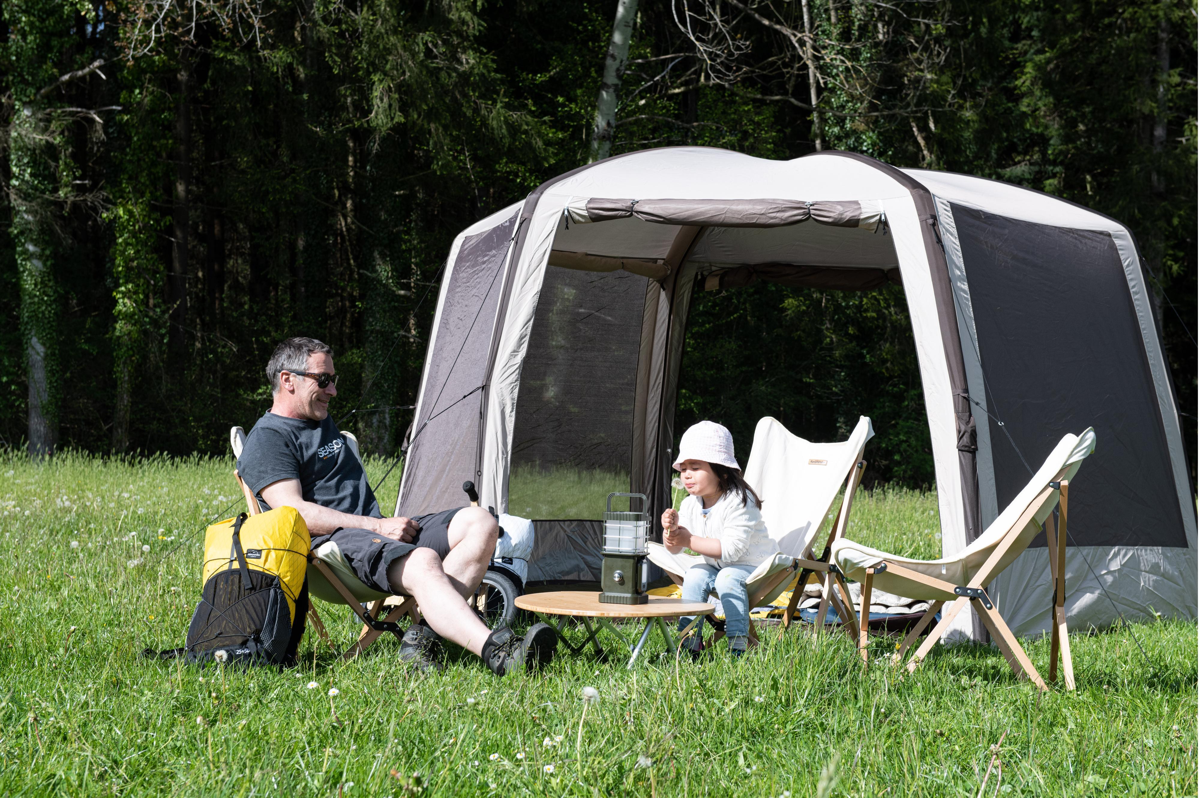 Naturehike - Hexagonal Airpole Tent - 380x329x220cm - 4 Personen Zelte
