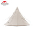 Naturehike - Profound 9.6 Cotton Pyramid Tent - 400x400x280cm - 4 Personen Zelte