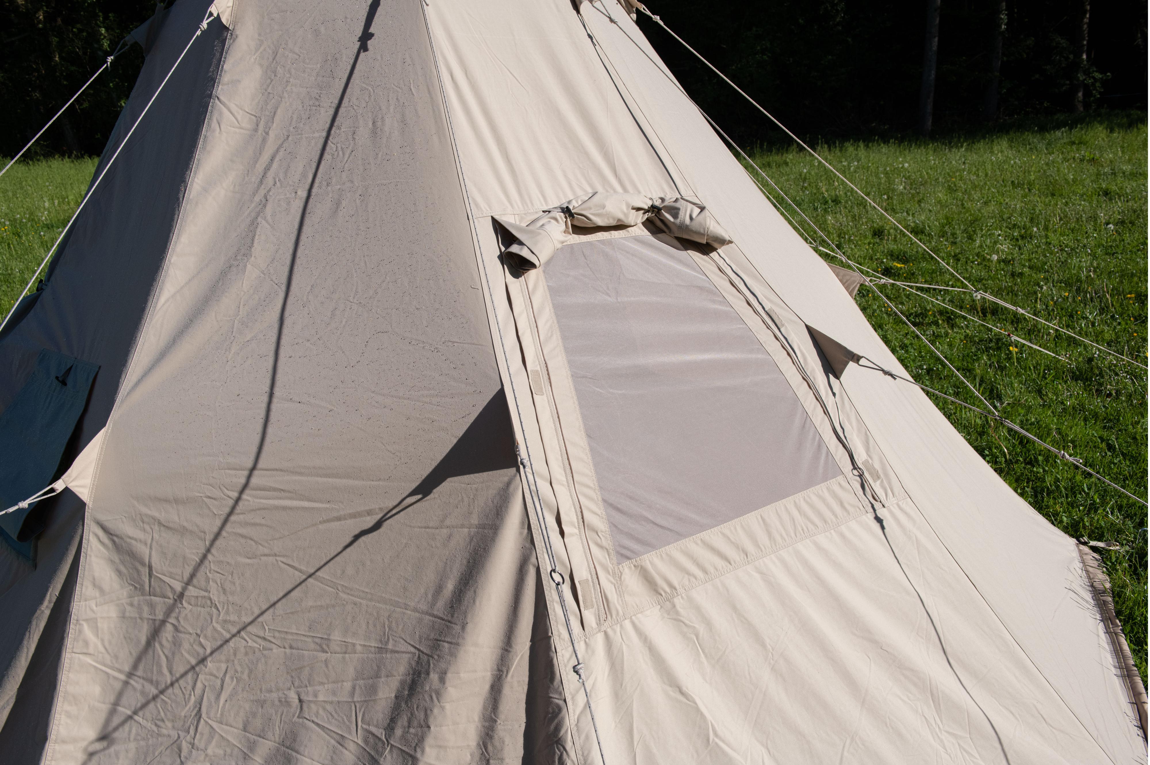 Naturehike - Profound 9.6 Cotton Pyramid Tent - 400x400x280cm - 4 Personen Zelte