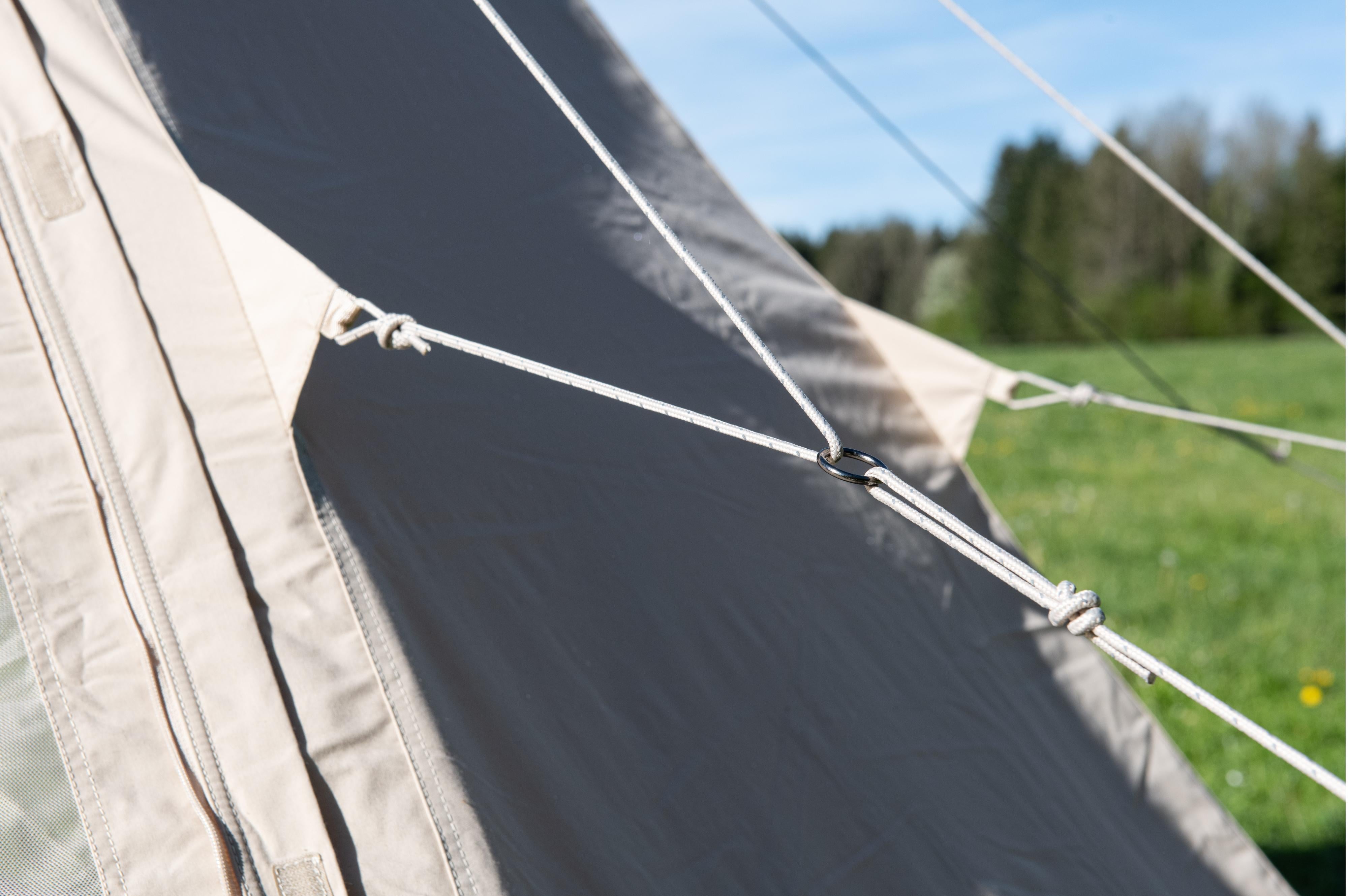 Naturehike - Profound 9.6 Cotton Pyramid Tent - 400x400x280cm - 4 Personen Zelte
