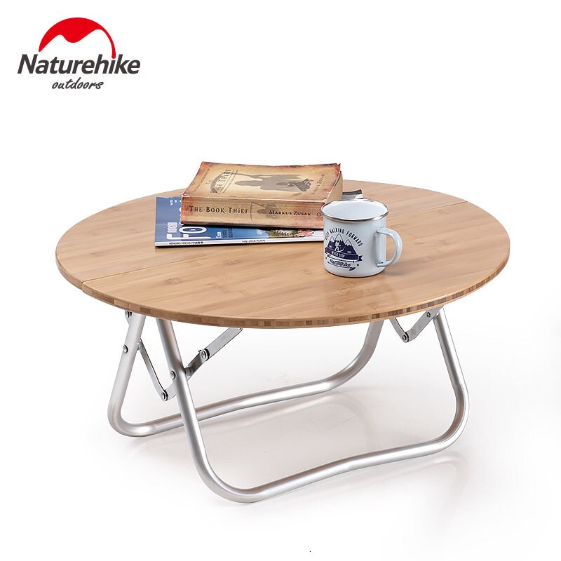 Naturehike - Round about bamboo Table - 60x60x27cm - TopDeals