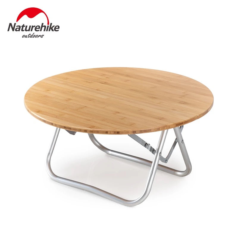 Naturehike - Round about bamboo Table - 60x60x27cm - TopDeals