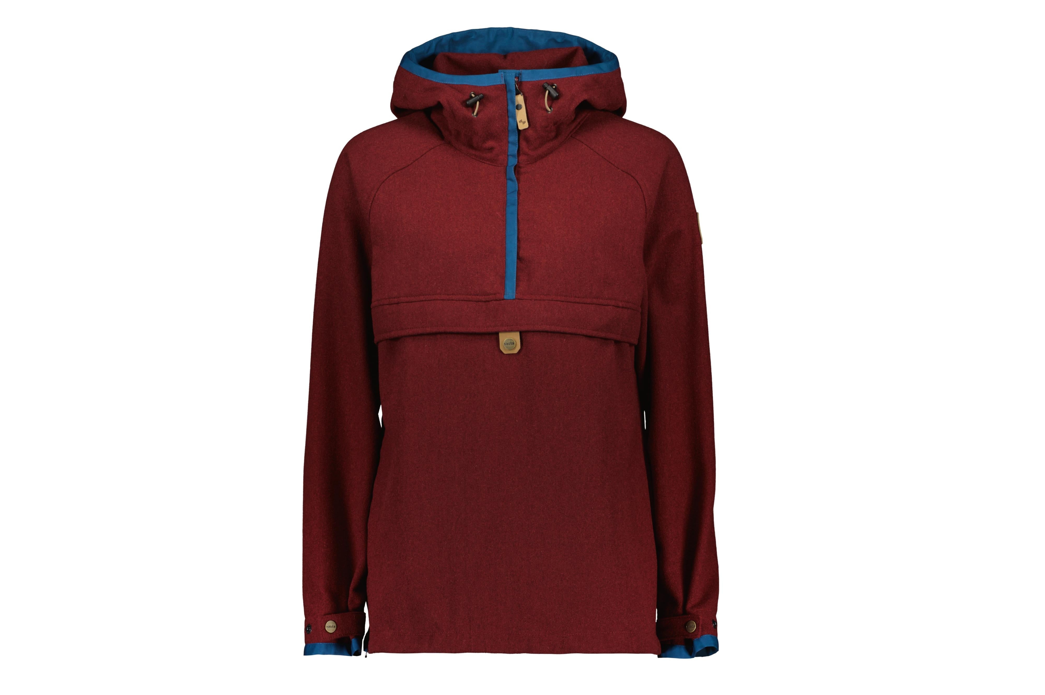 Sasta - Kaarna W Anorak - Dark Red / 38 - Jacken