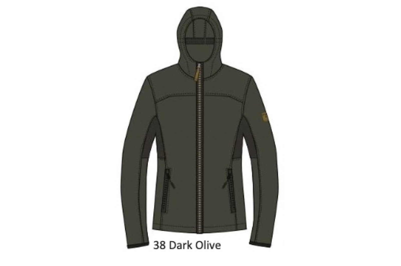 Sasta - Kaarna W Jacket - 36 / Dark Olive - Jacken