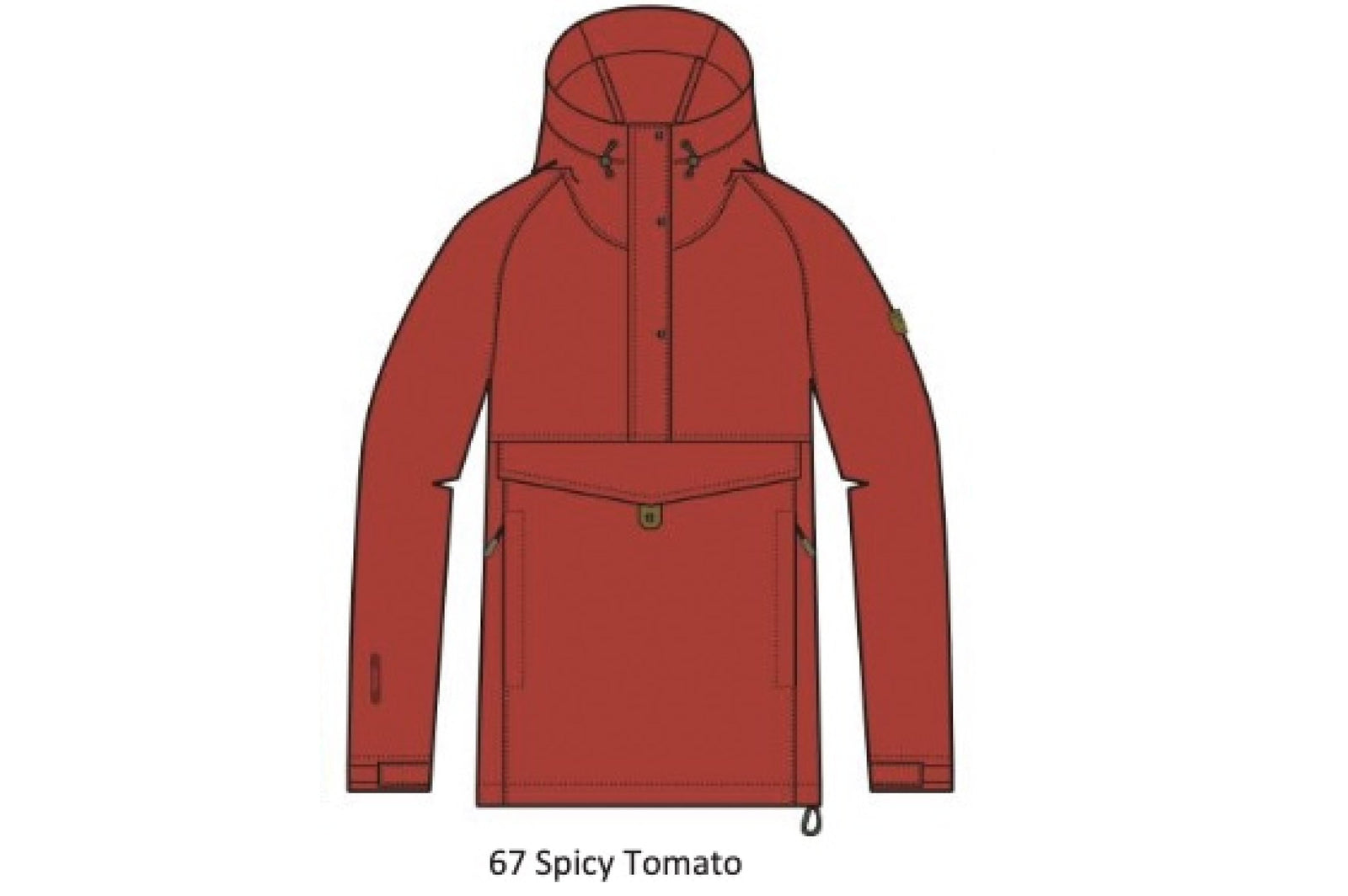 Sasta - Kenai Anorak - Berry Red / 44 - Jacken