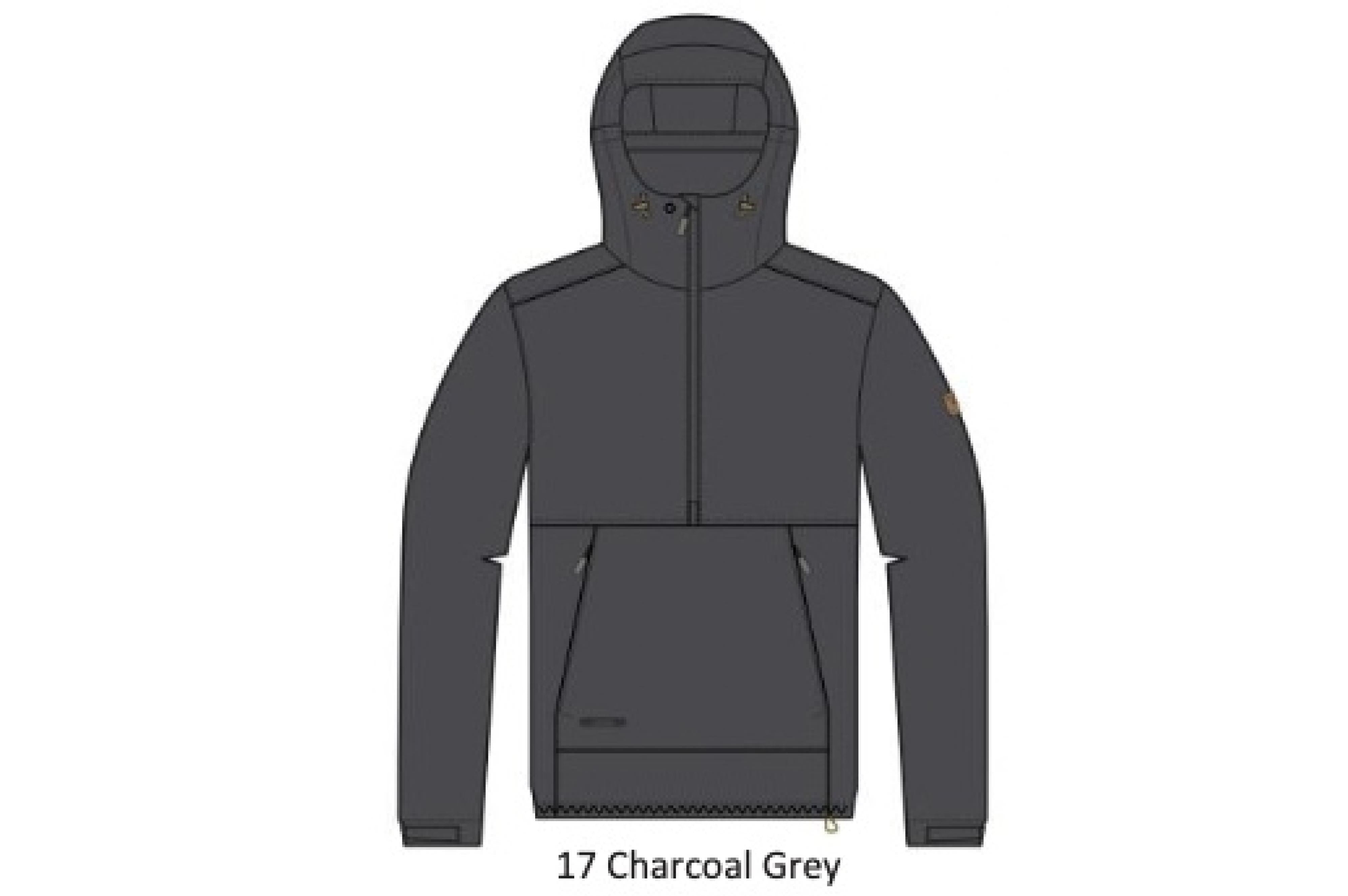 Sasta - Louhikko Anorak - Charcoal / XS - Jacken