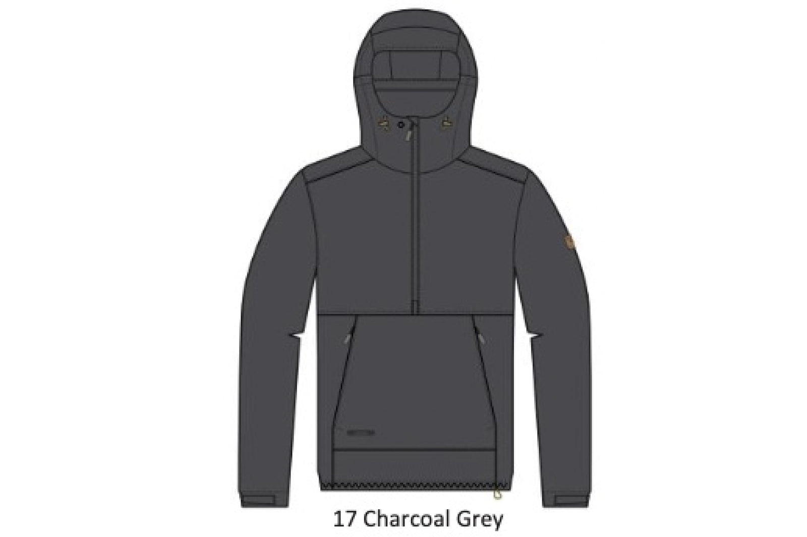 Sasta - Louhikko Anorak - Charcoal / XS - Jacken