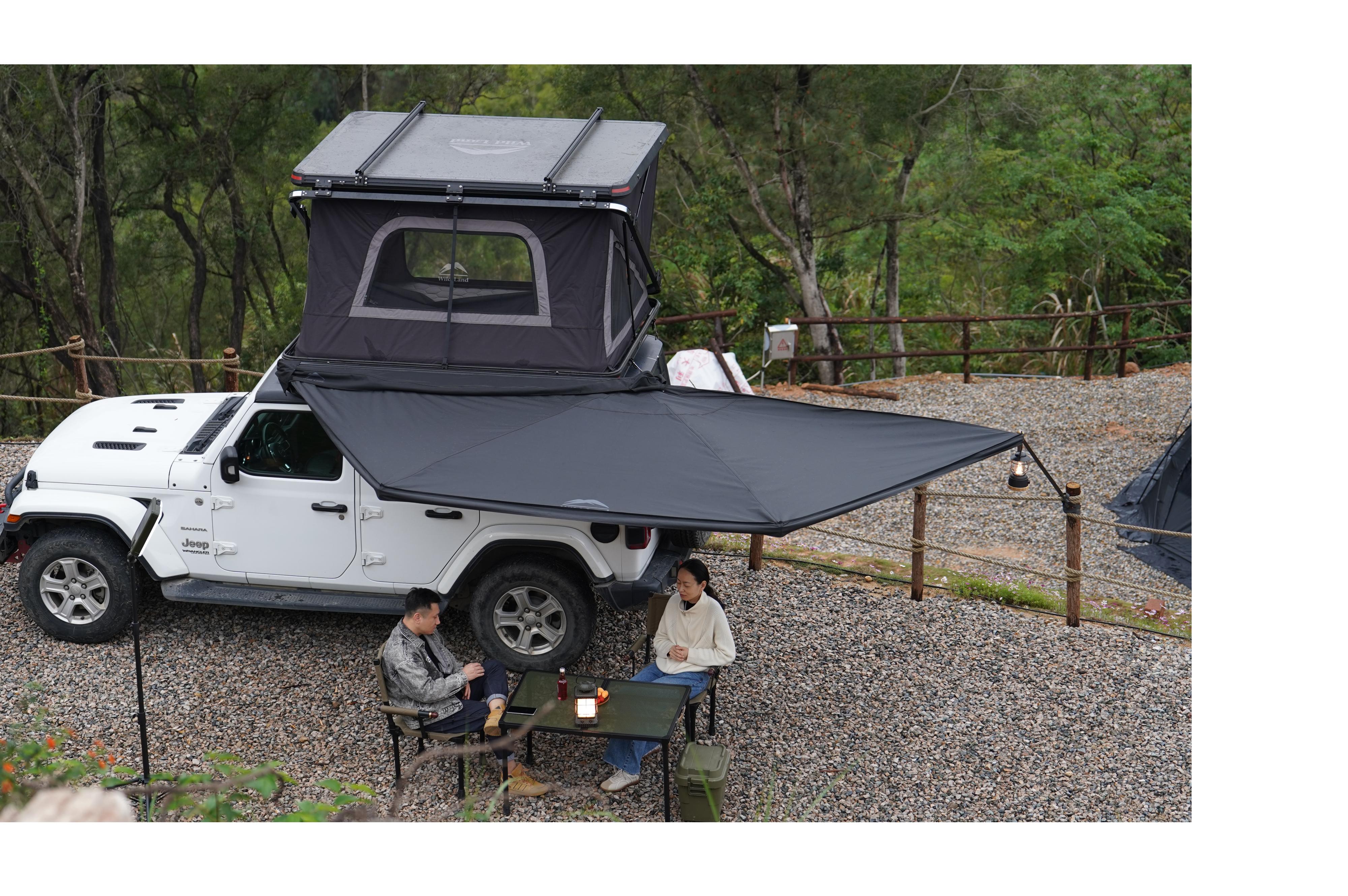 180° Car Awning Left-Side - 460x200x200 cm - Dachzelt Zubehör