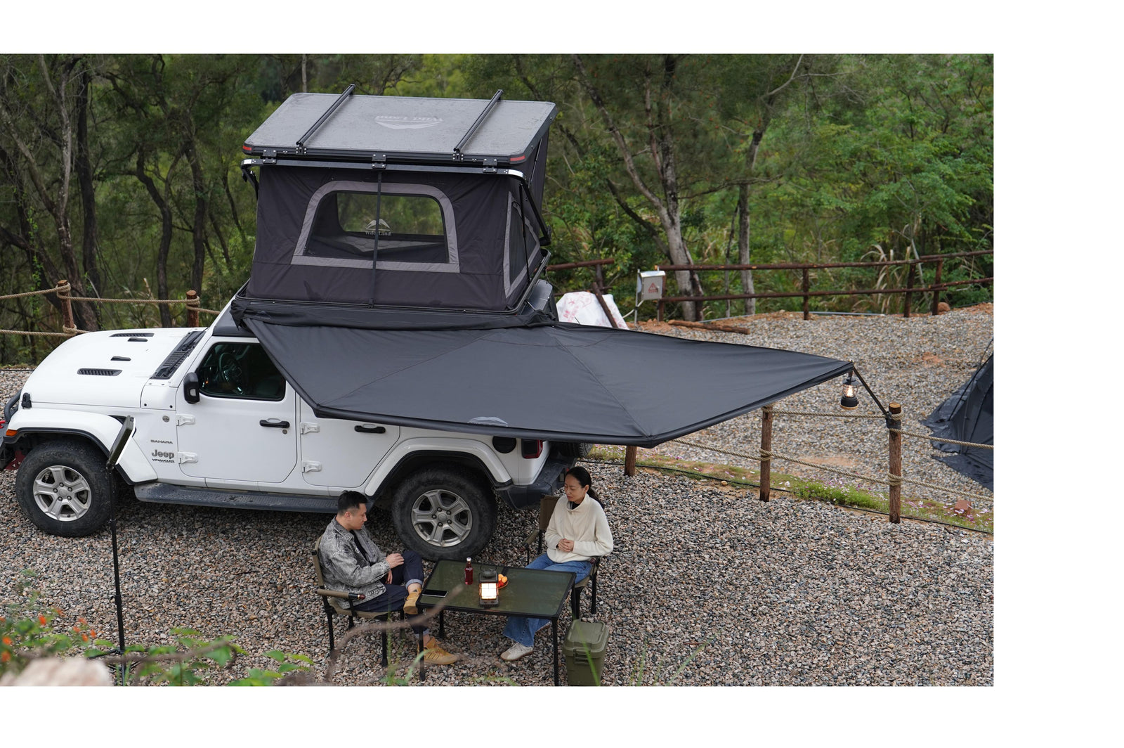 Wild Land - 180° Car Awning Left-Side - 460x200x200 cm - TopDeals