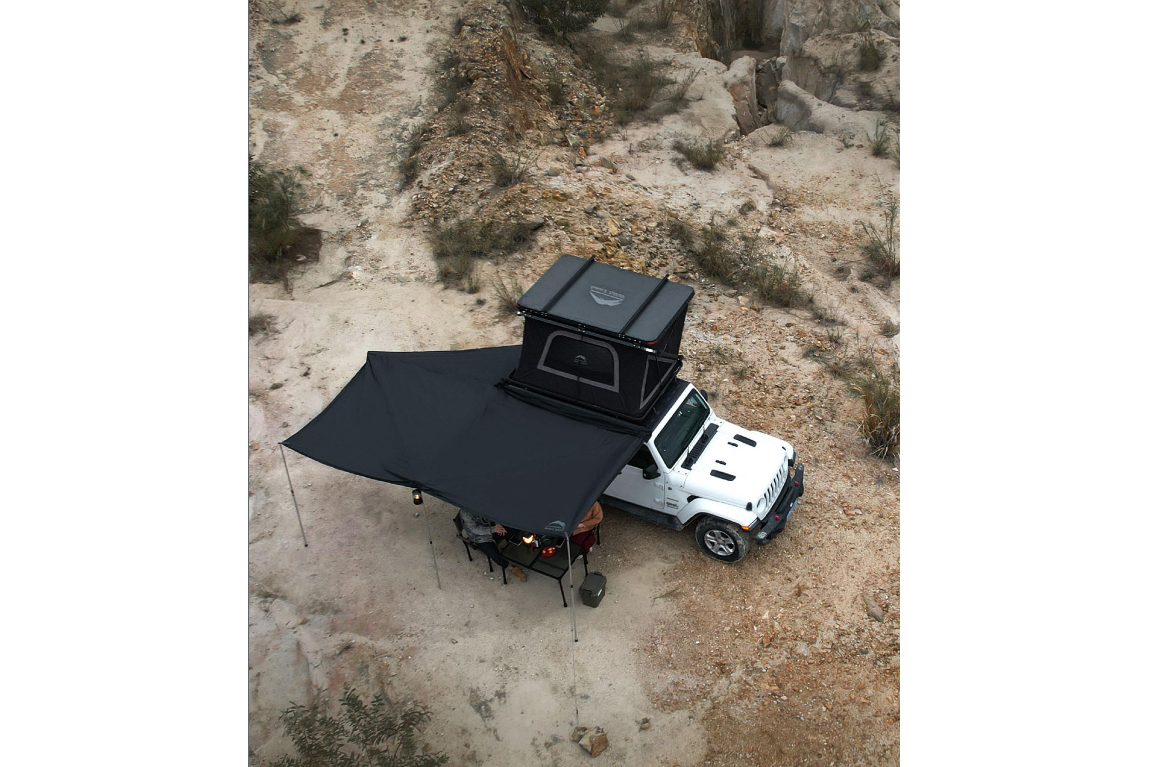 270° Car Awning Right-Side - 460x300x200 cm - Dachzelt Zubehör