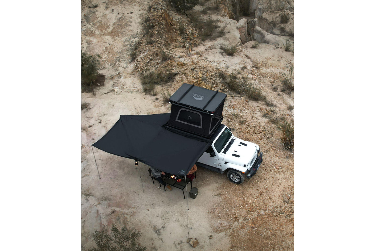 Wild Land - 270° Car Awning Right-Side - 460x300x200 cm - Dachzelt Zubehör