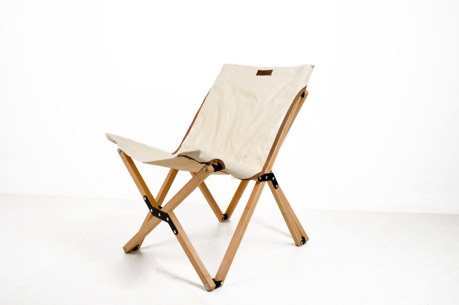Wild Land - Bamboo Canvas Chair - 55x45x66 cm - Camping Stühle