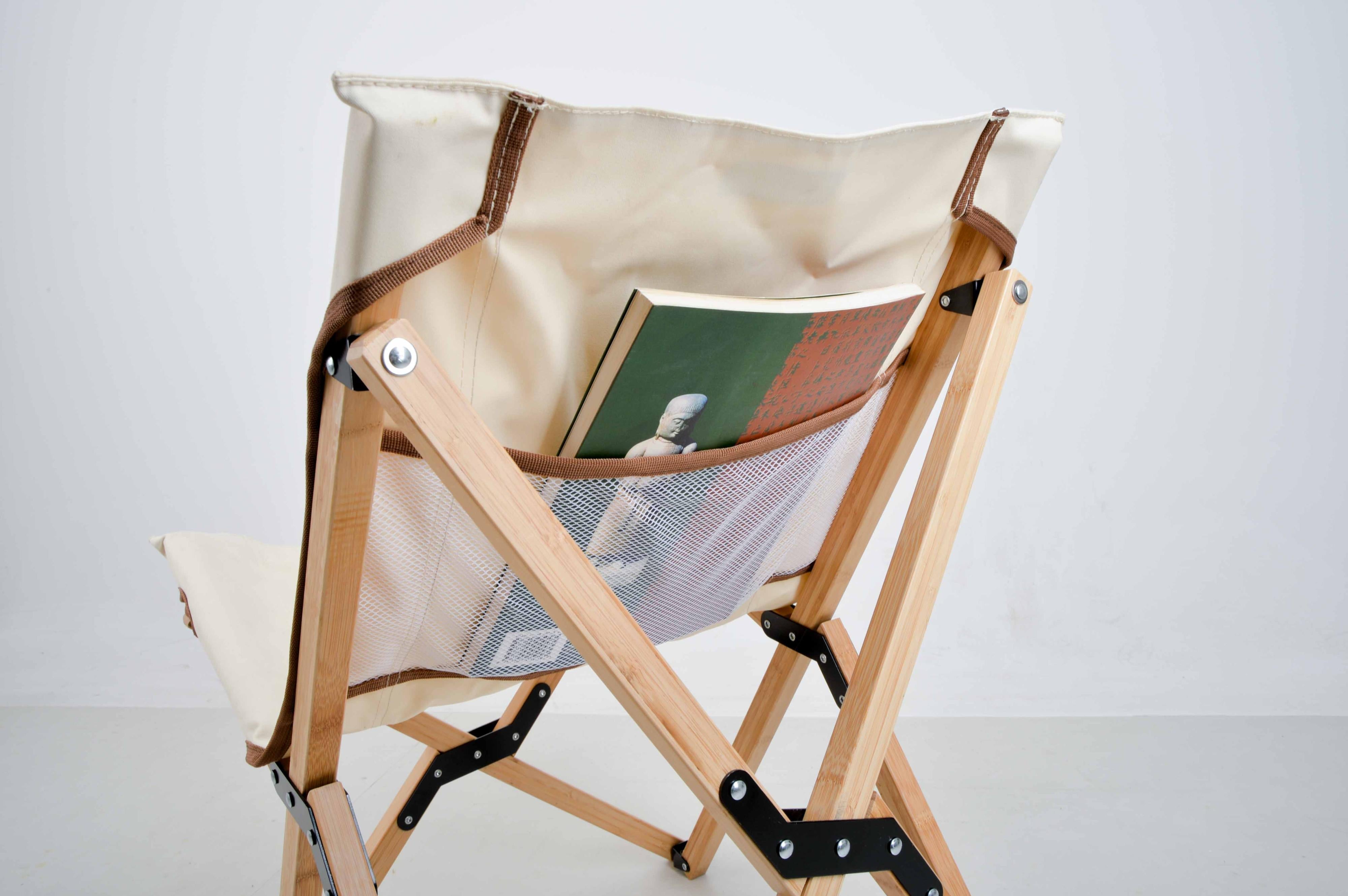 Wild Land - Bamboo Canvas Chair - 55x45x66 cm - Camping Stühle
