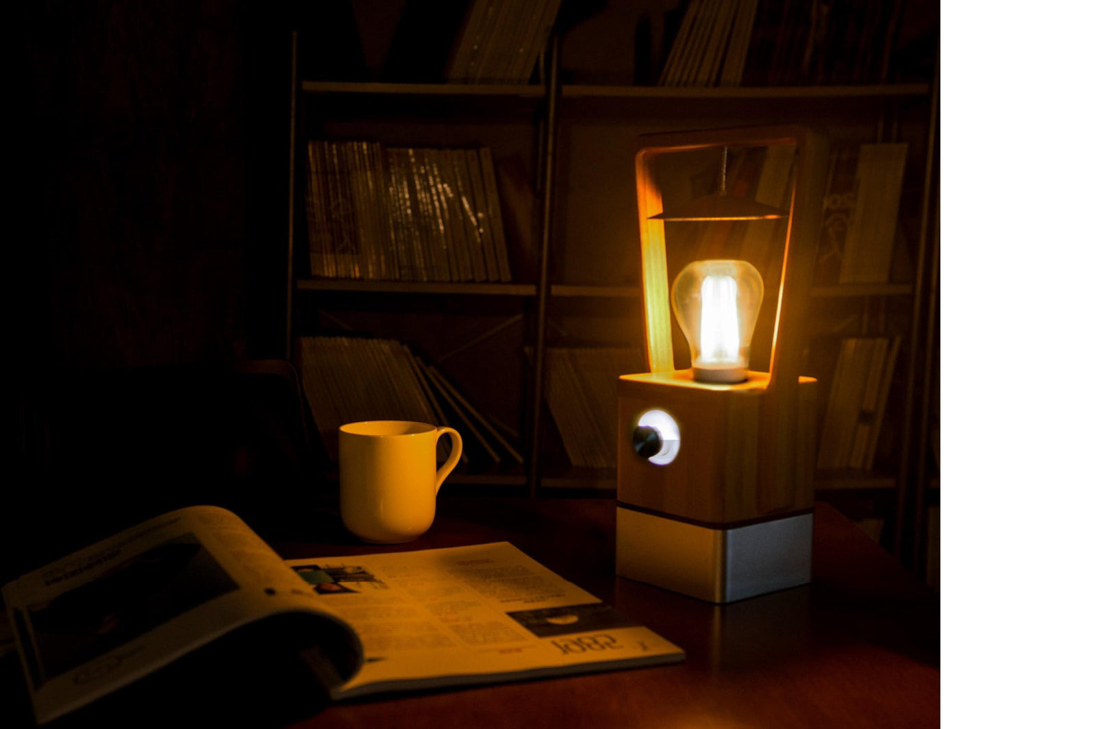 Wild Land - Bamboo Latern - 16.8x10.5x32 cm - TopDeals