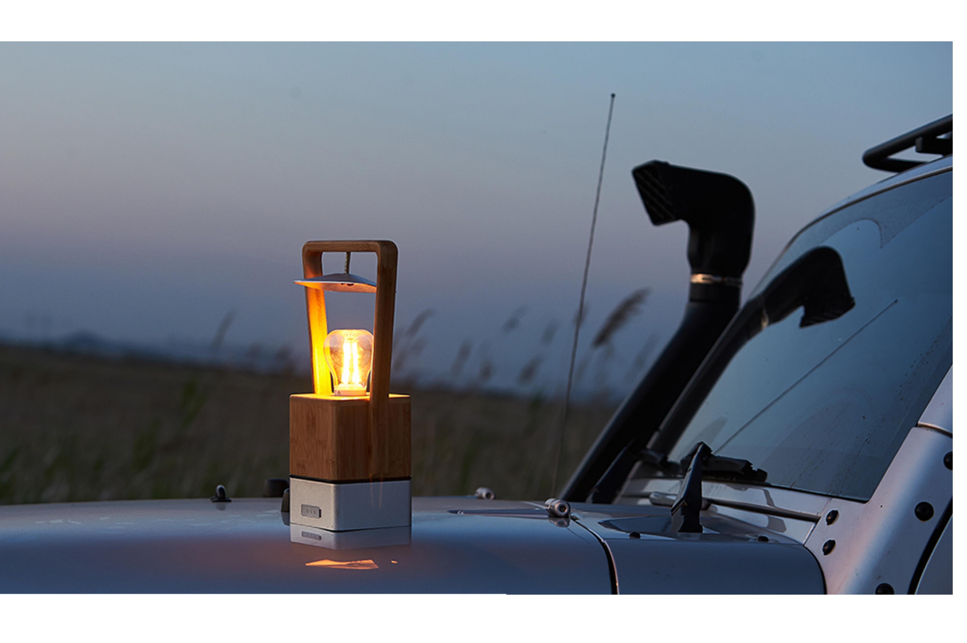 Wild Land - Bamboo Latern - 16.8x10.5x32 cm - TopDeals