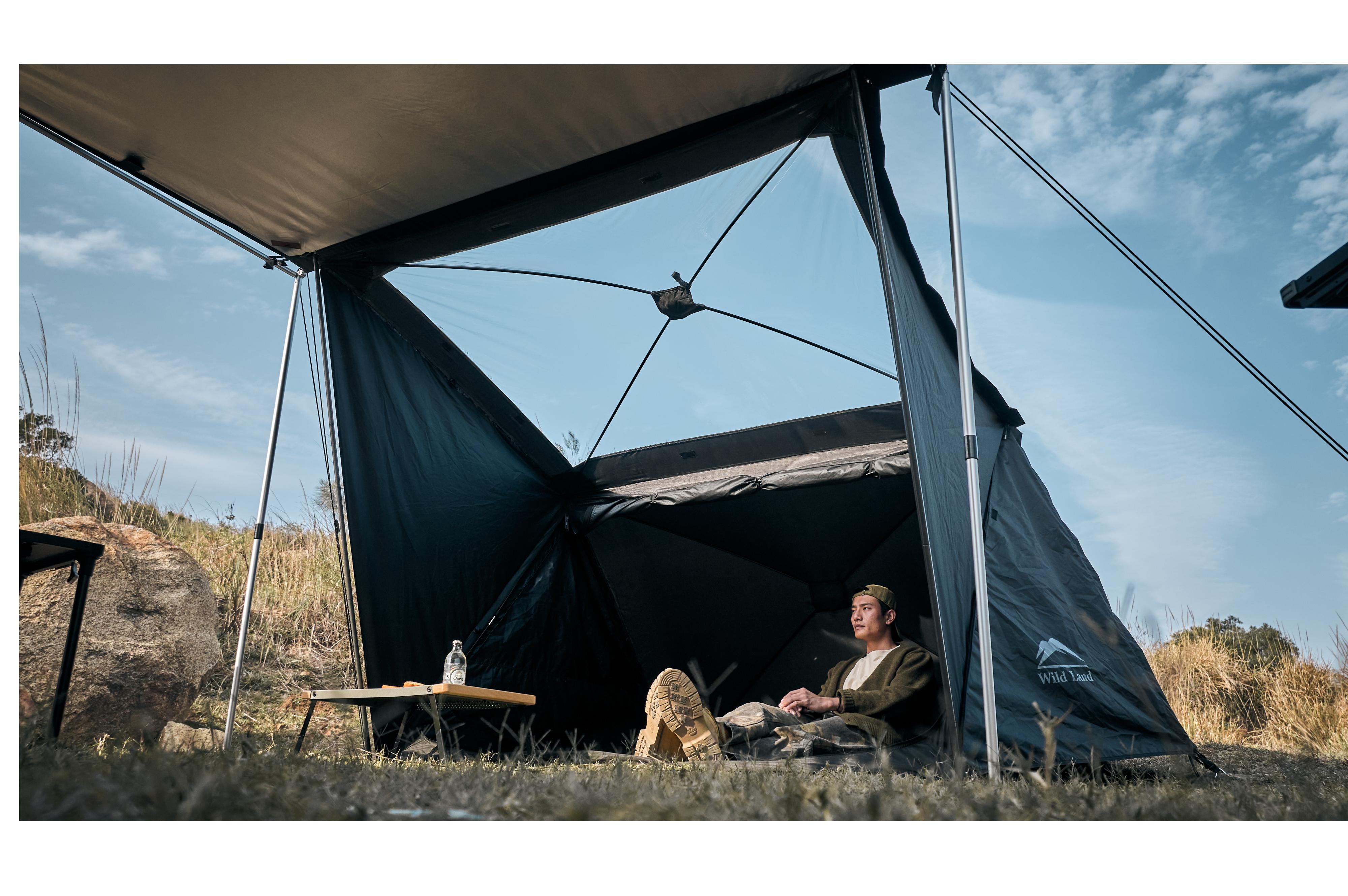 Wild Land - Hub Ridge - (50 + 200 + 50)x200x125 cm - Dachzelt Zubehör