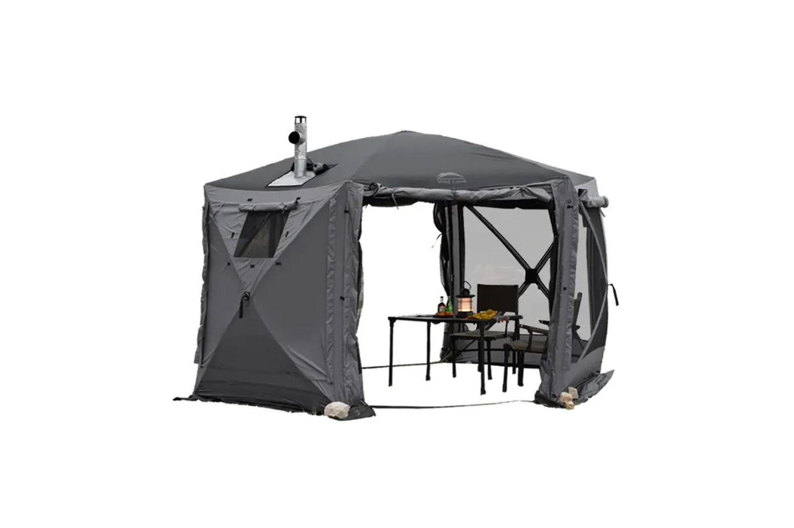 Hub Screen House 600 Lux - 366x366x218 cm - Vorzelte