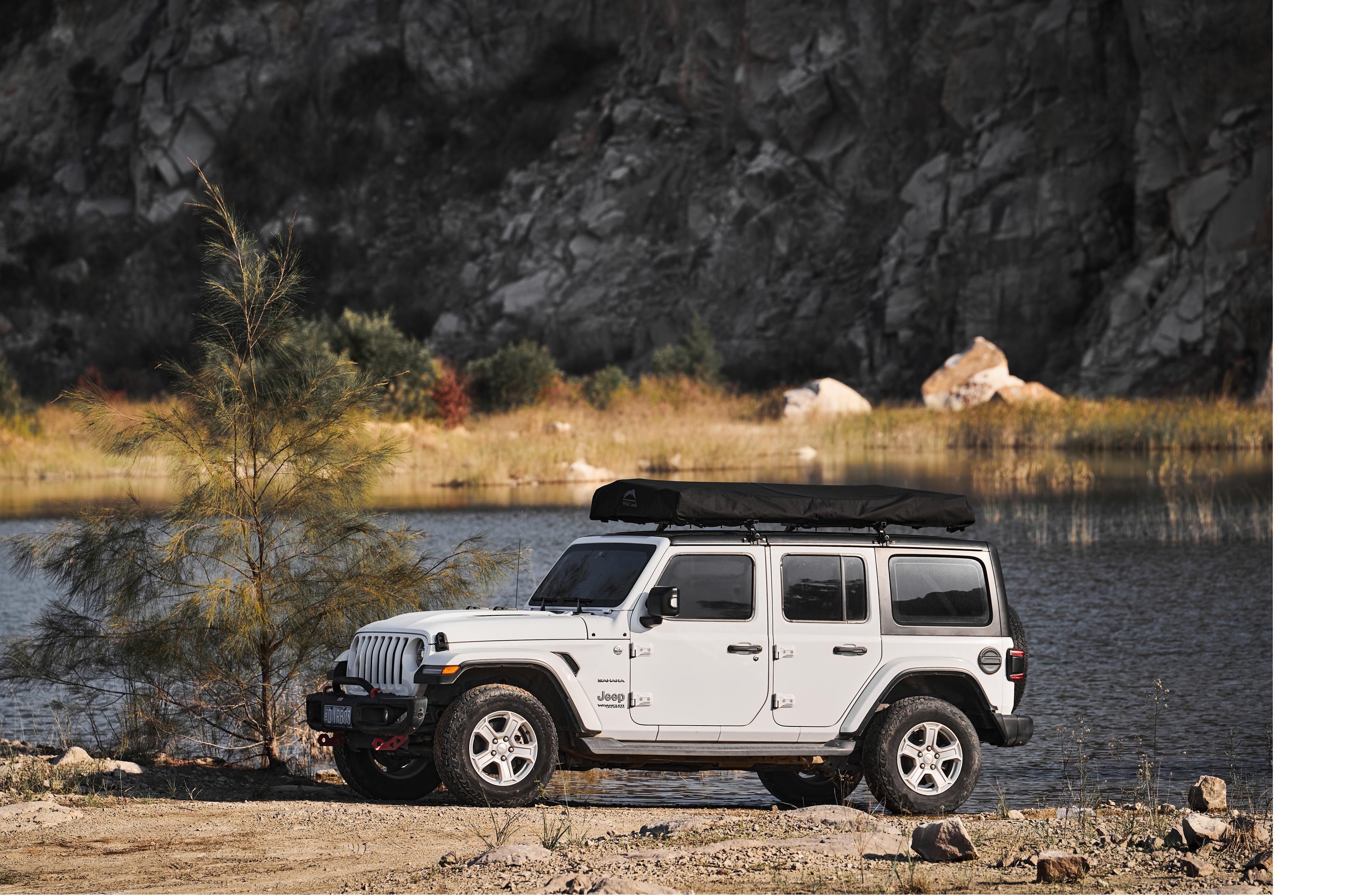 Wild Land - Normandy Auto 120 Lite Cover Black - 223x140x28 cm - Dachzelt Ersatzteile