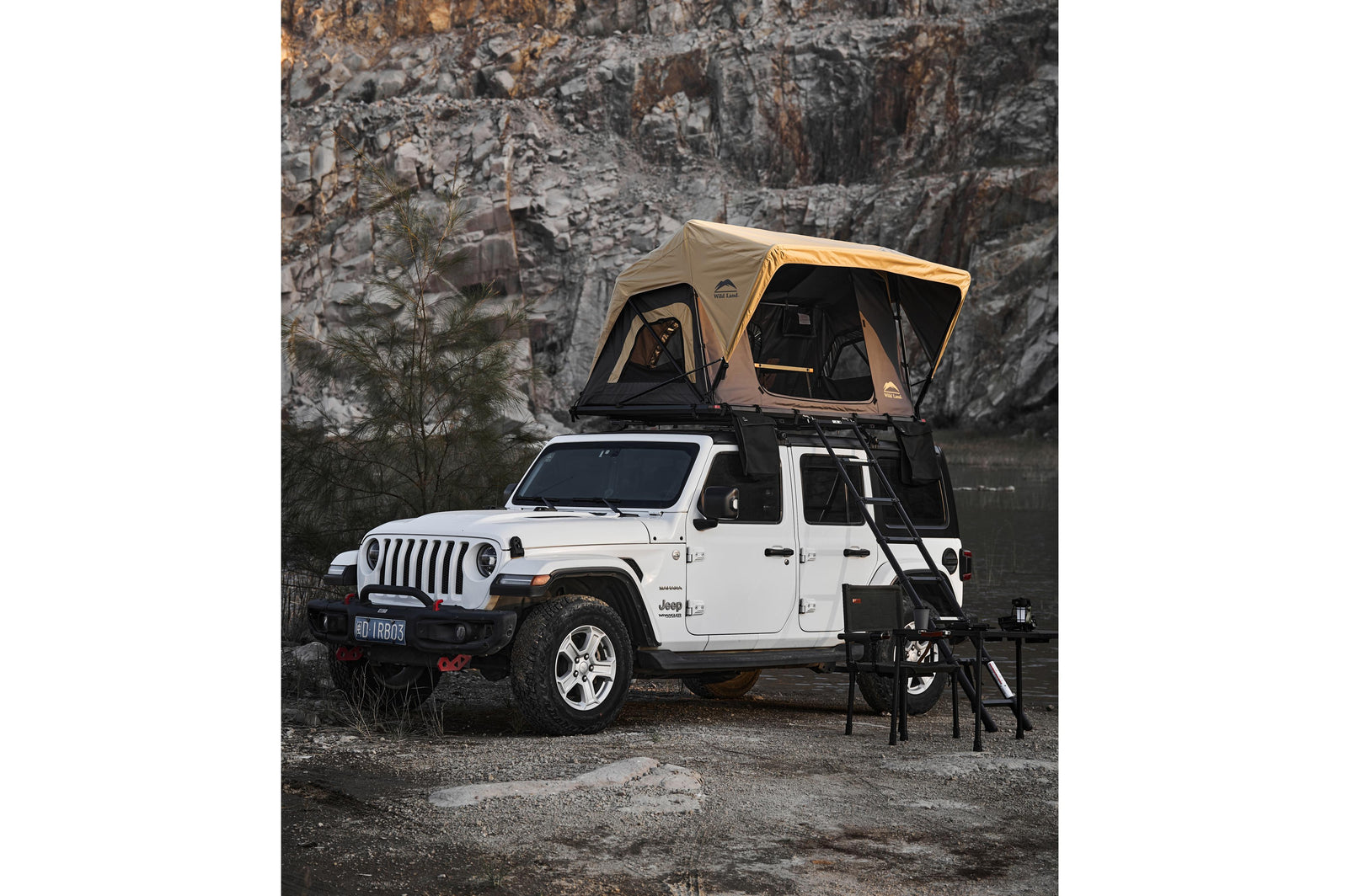 Wild Land - Normandy Auto 120 Lite - 206x120x70/105 cm - Dachzelte