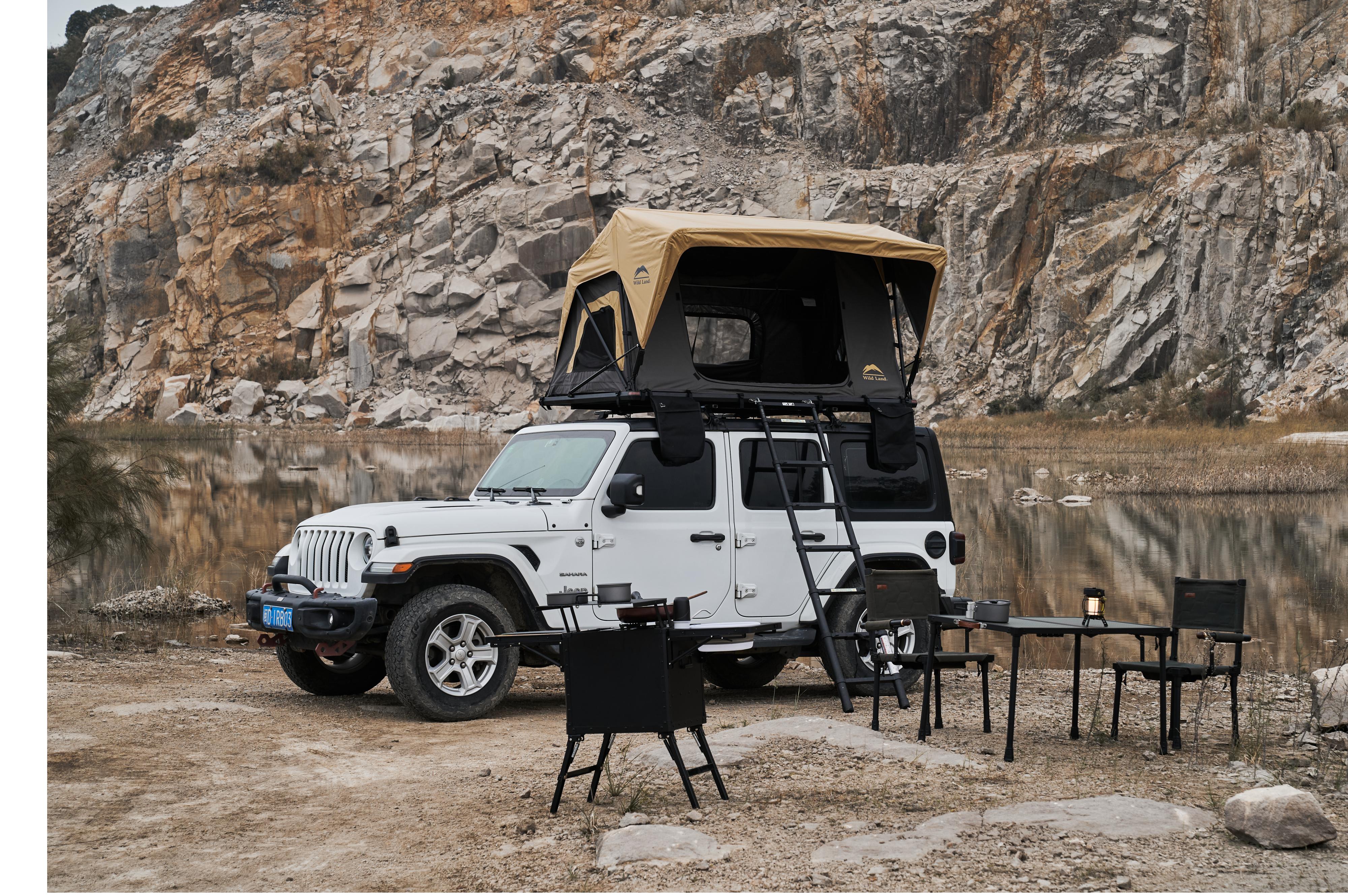 Wild Land - Normandy Auto 120 Lite - 206x120x70/105 cm - Dachzelte