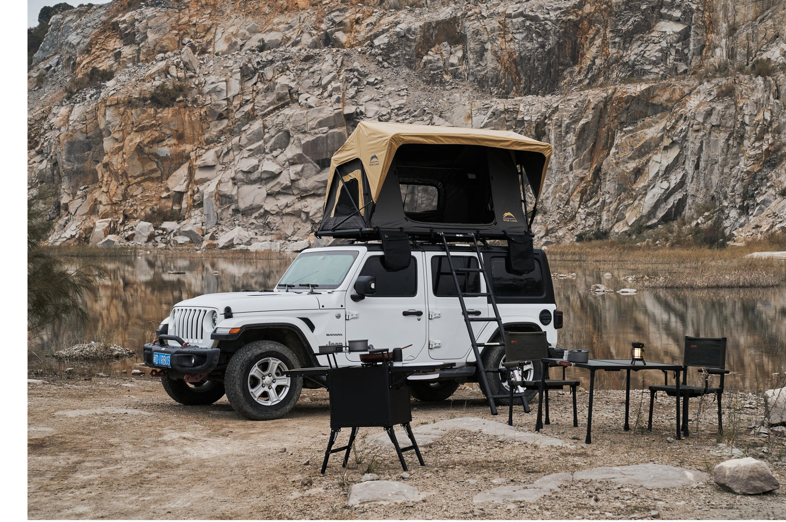 Wild Land - Normandy Auto 120 Lite - 206x120x70/105 cm - Dachzelte