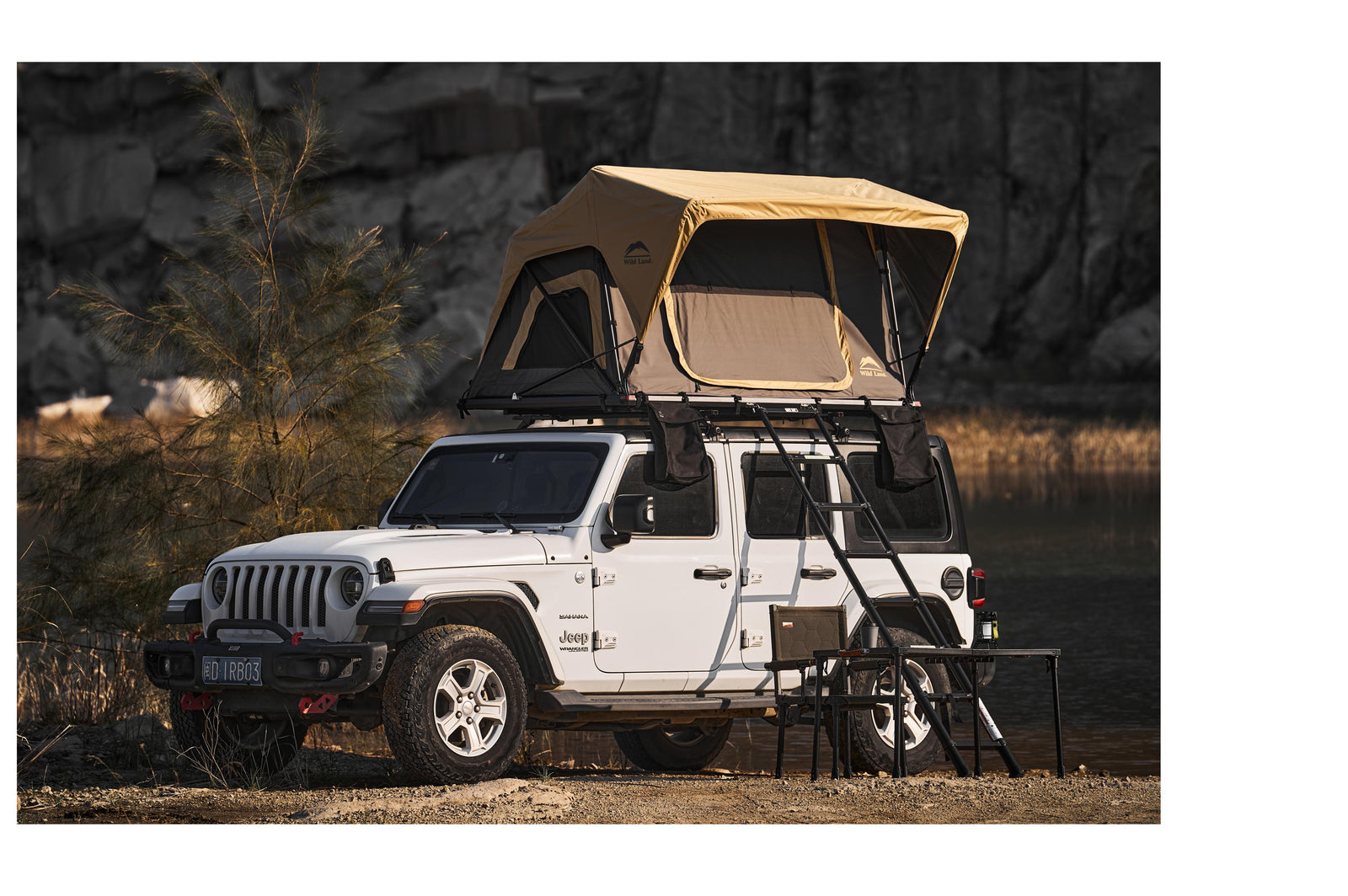 Wild Land - Normandy Auto 120 Lite - 206x120x70/105 cm - Dachzelte