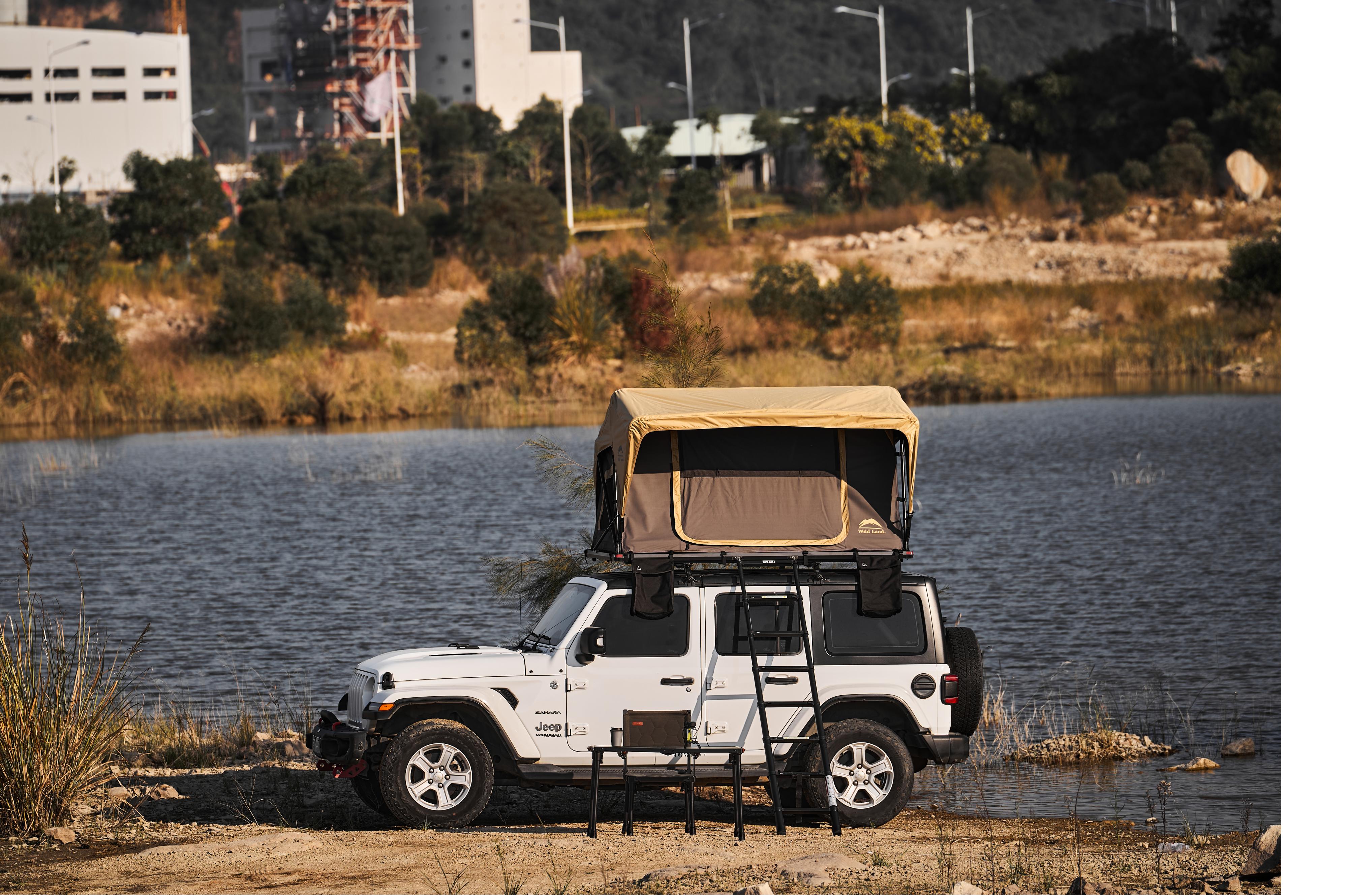 Wild Land - Normandy Auto 140 Lite - 206x140x90/125 cm - Dachzelte