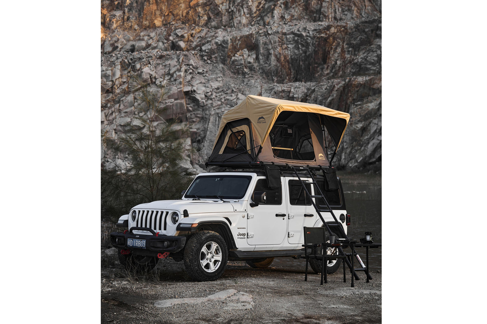 Wild Land - Normandy Auto 140 Lite - 206x140x90/125 cm - Dachzelte