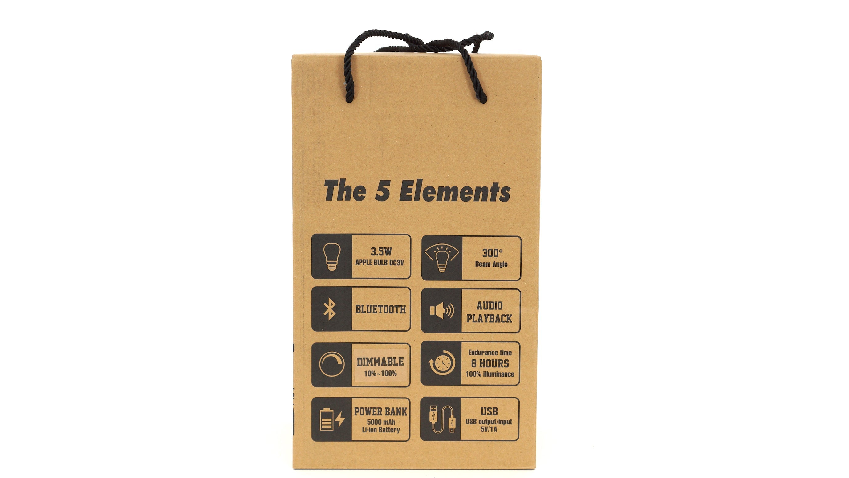 Wild Land - The 5 Element Lantern - 35x20x14 cm - Camping Light